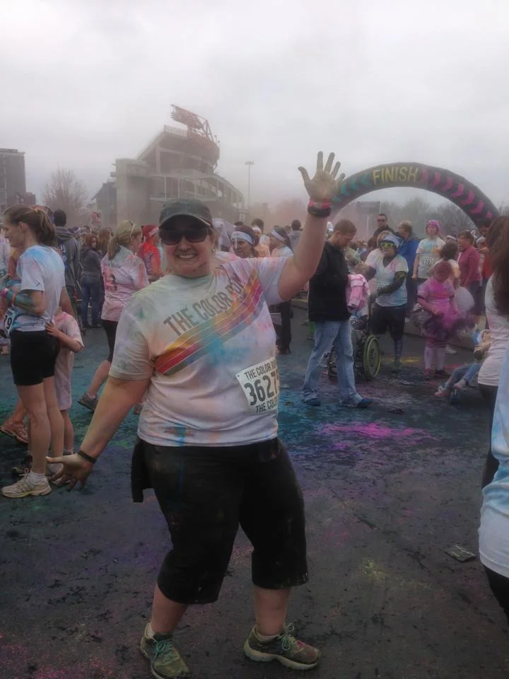 After the Color Run 5K, 2013