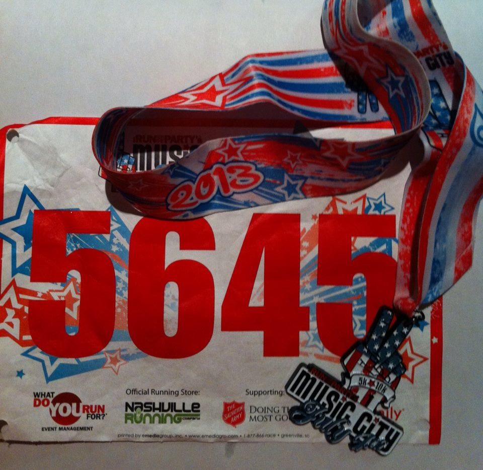"My first 5K since heart surgery!! Had a blast!"