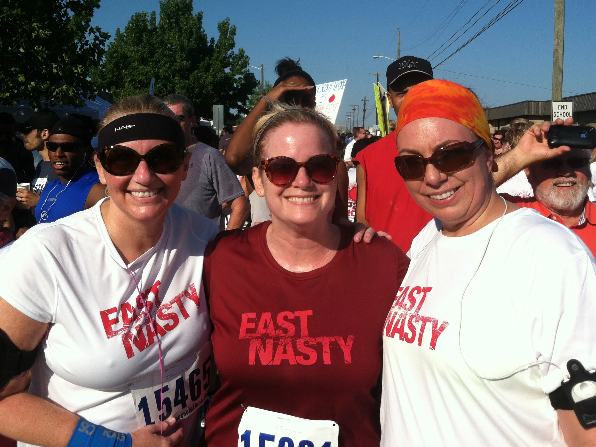Astrid, Kim, Cat Tomato 5K 2012