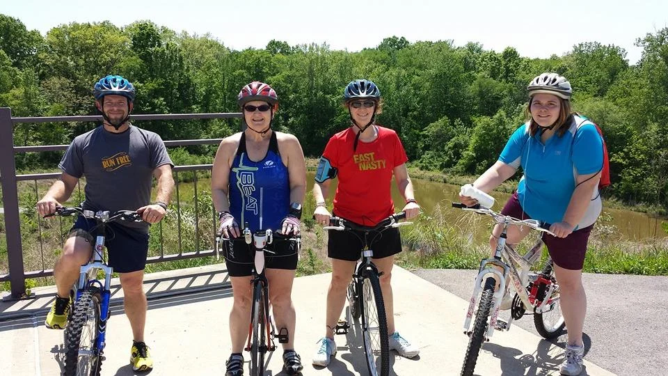 Cedars training ride with Karen and Cassandra