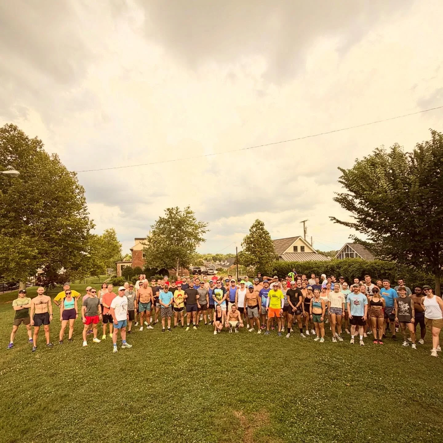 Beating the storms tonight with the group and hitting up @rbqnashville for burger week.  @enfl @eastnasty #runclub #east #enfl #runnash