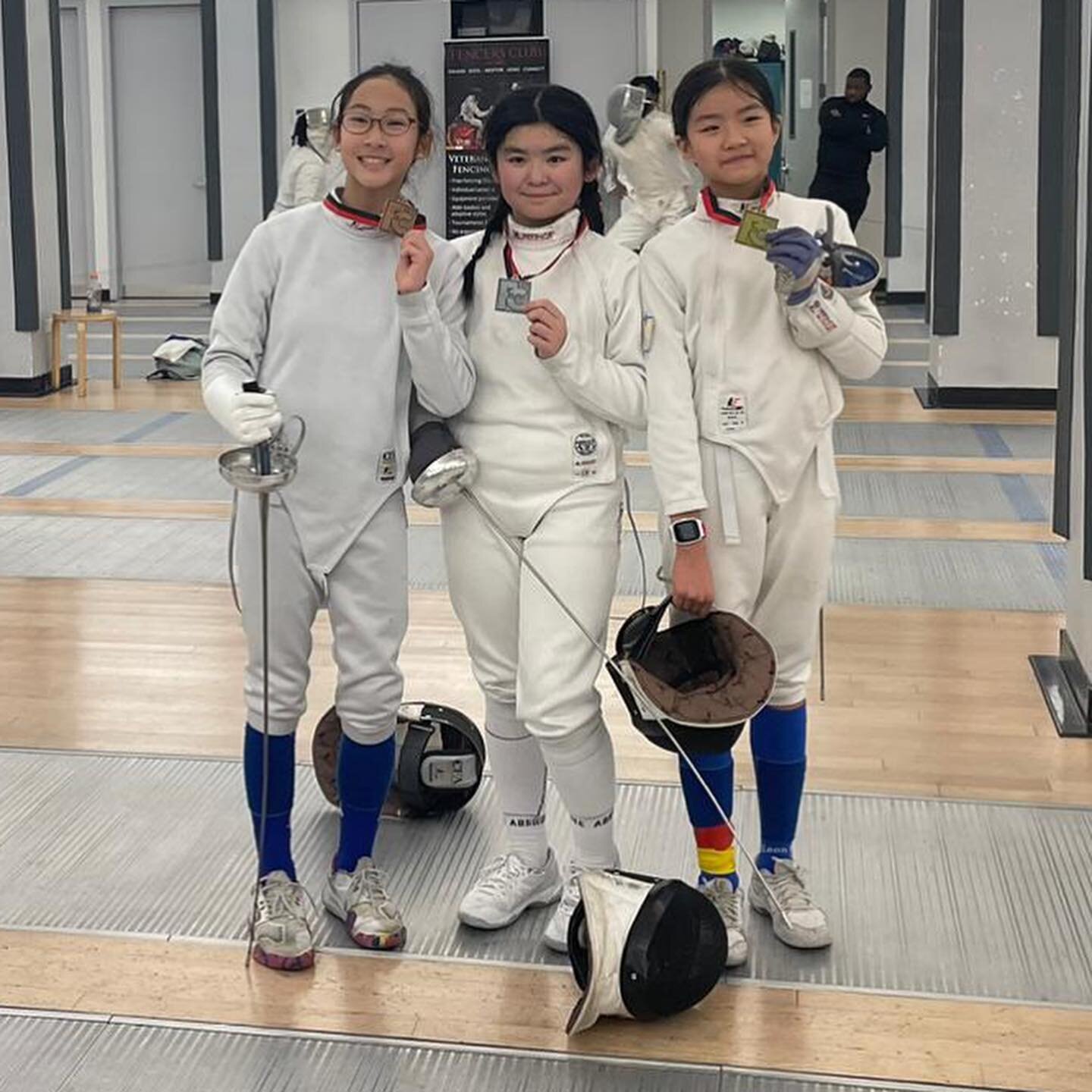 Elite FC had a very fun and productive day of competitions at Fencers Club! Congratulations to all the medalists and everyone who competed! 🏆🏅🎉

Evelyn Zhong - 1st place Y14 and 2nd place Y12 🏆
Nico Ng - 1st place Y12 🏆
George Hartmann - 3rd pla