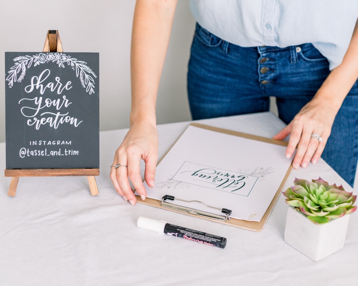 Mimosas + Chalk Markers Workshop