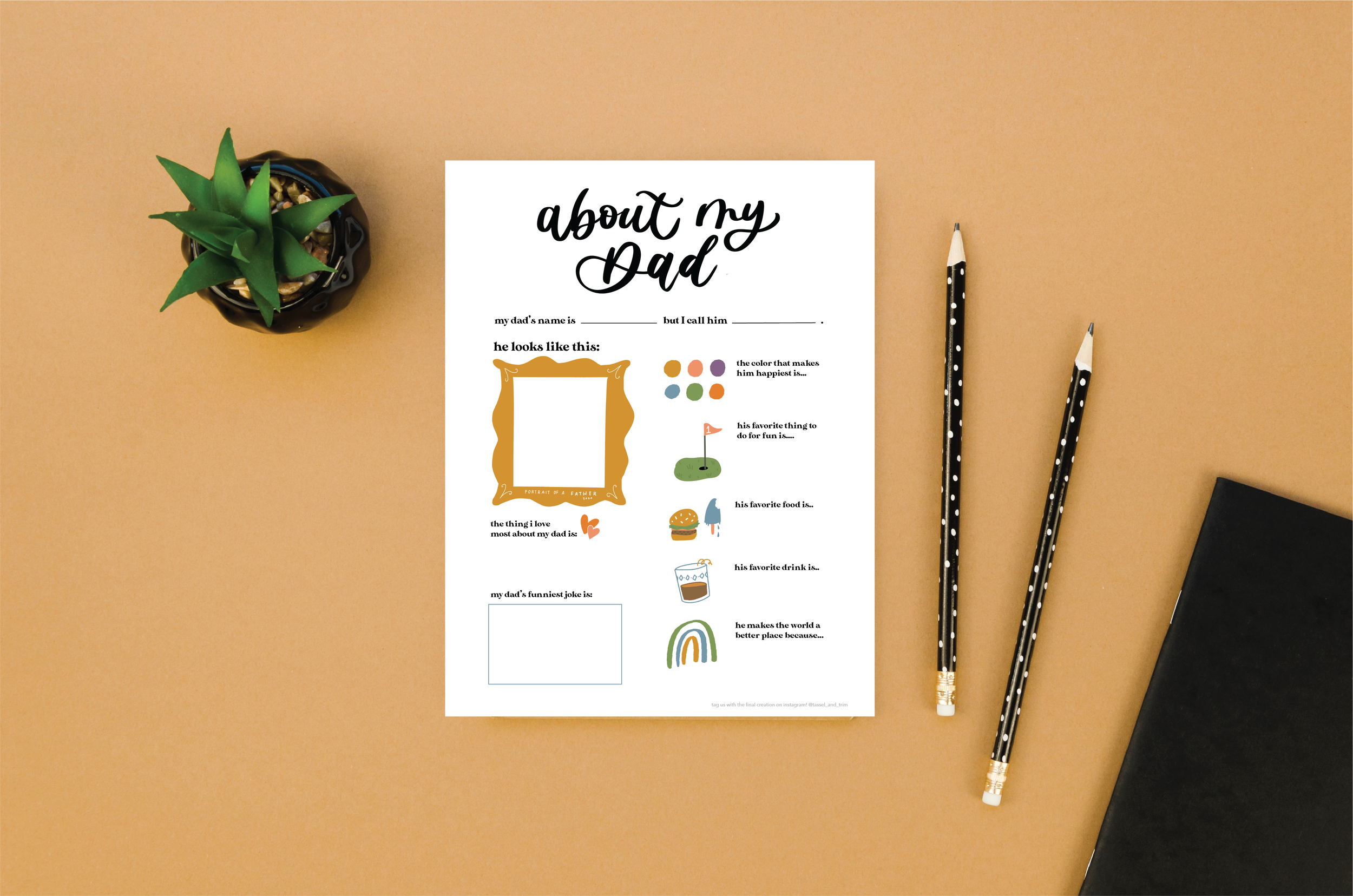 FREE Printable Father's Day Activity