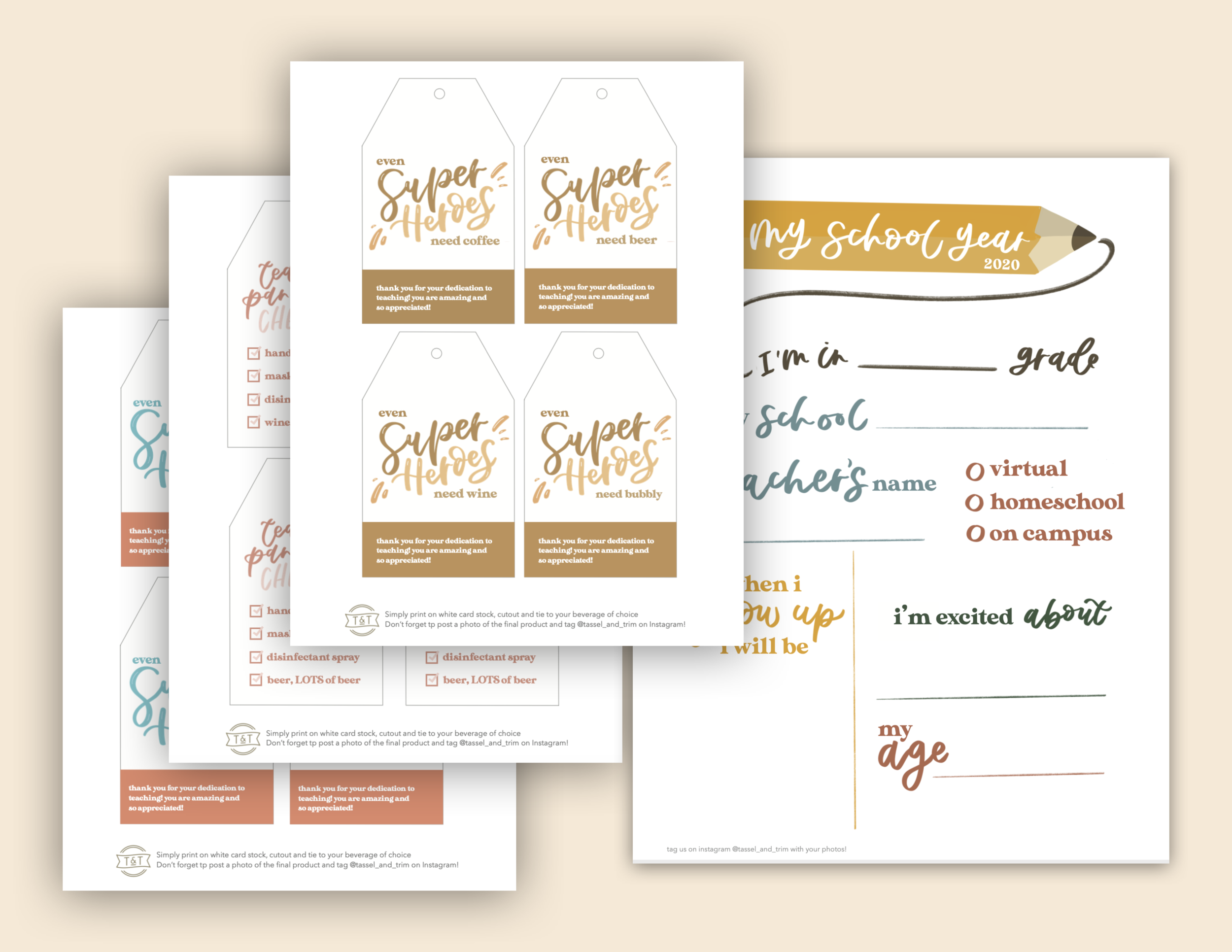 FREE 2020 New School Year Printables!