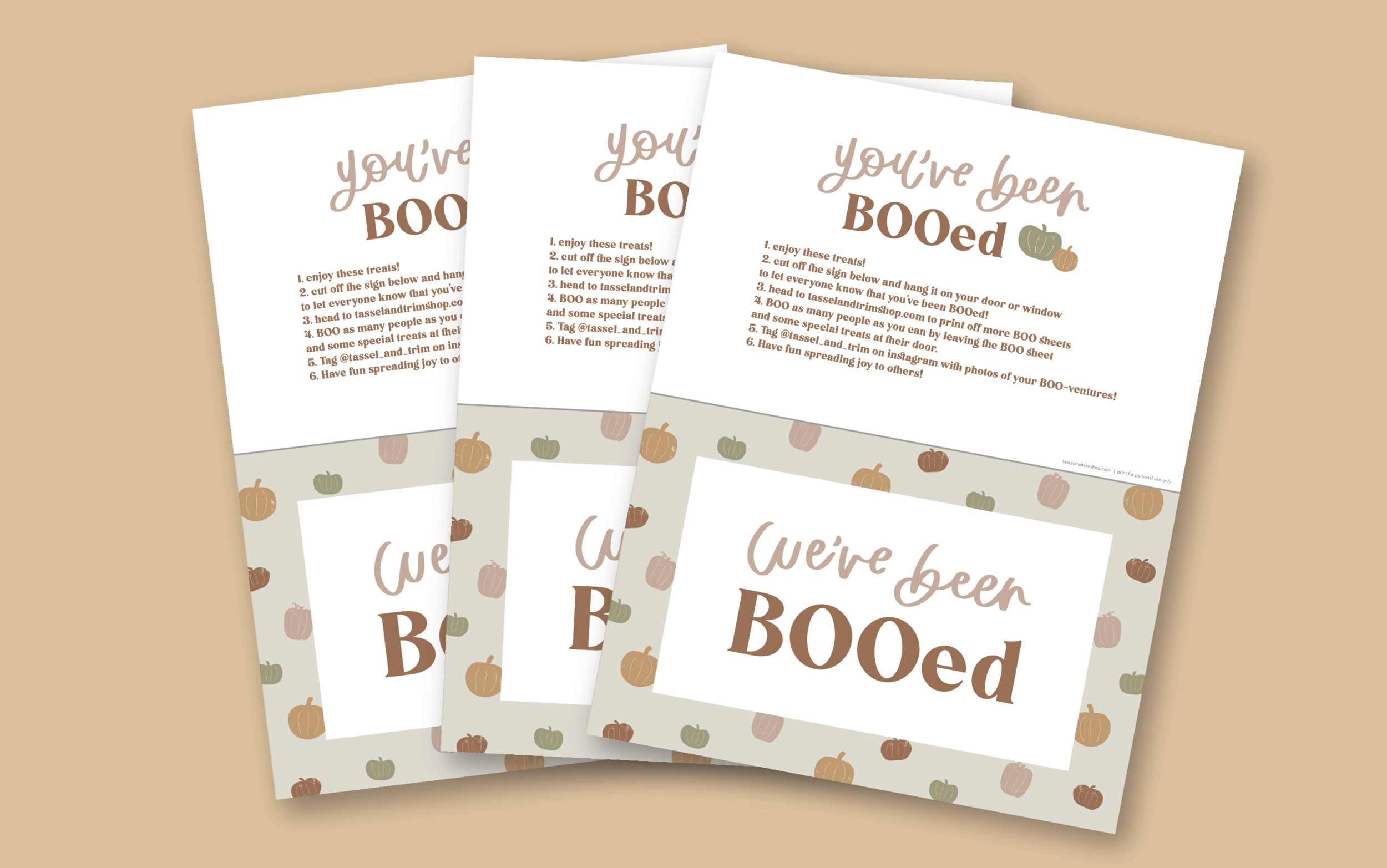 Let's get BOO-ing!