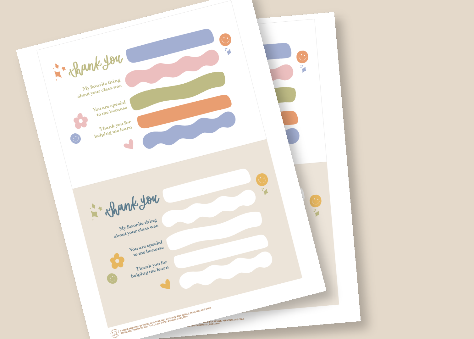 Grab your fun teacher gift freebie!