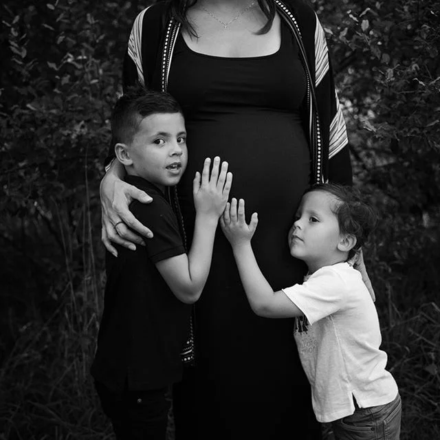 No one is going to mess with this baby girl if her big brothers have anything to do with it. 👊🏻