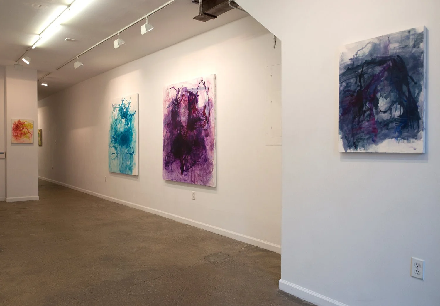 Installation view of "Cadences," Equity Gallery, New York, NY, October 17 - December 1, 2018