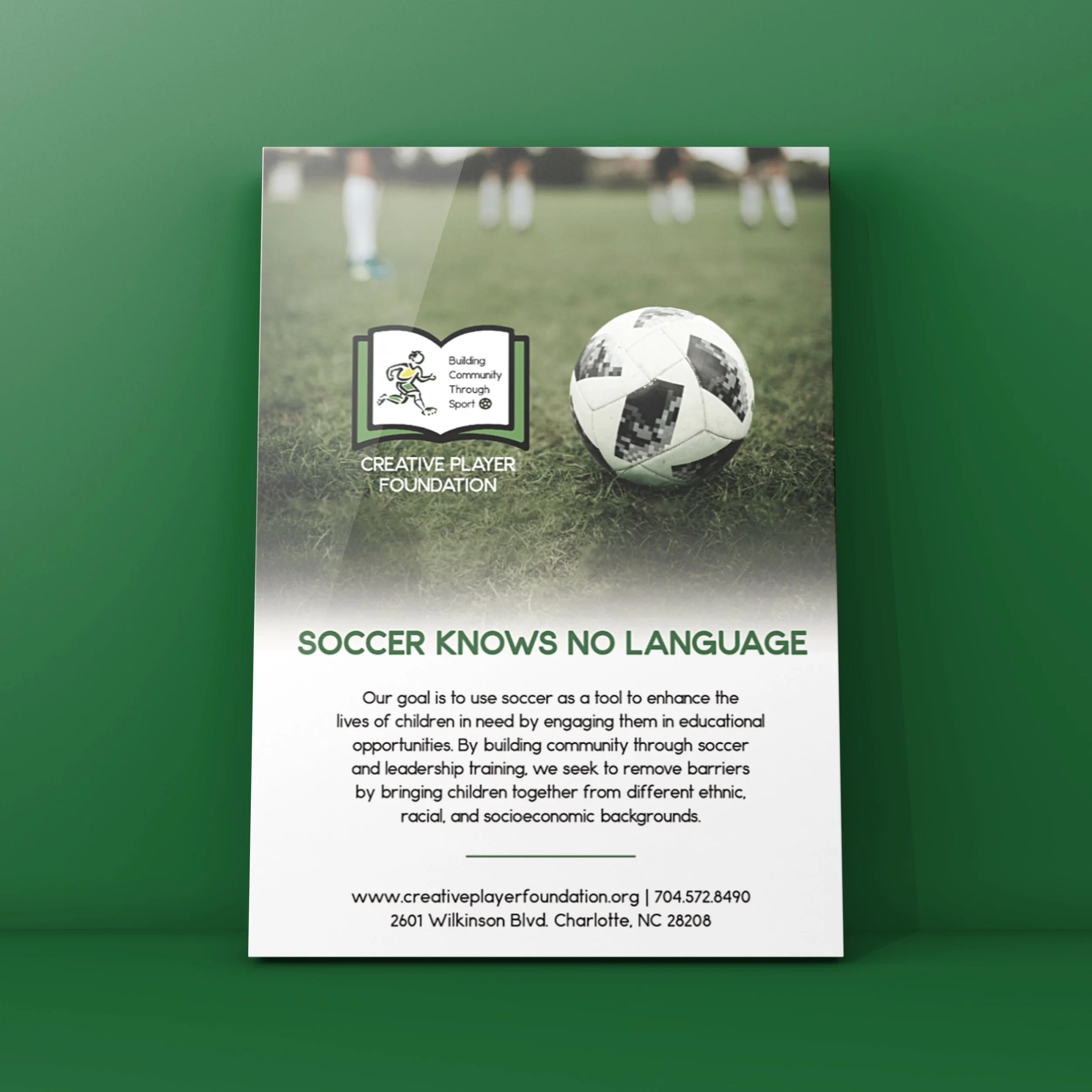 Creative Player Foundation - front page