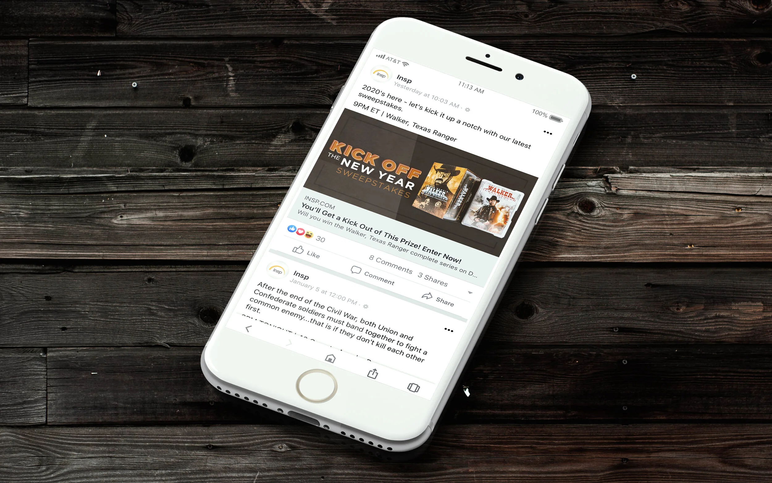 INSP - "Kick Off The New Year" Sweepstakes AD