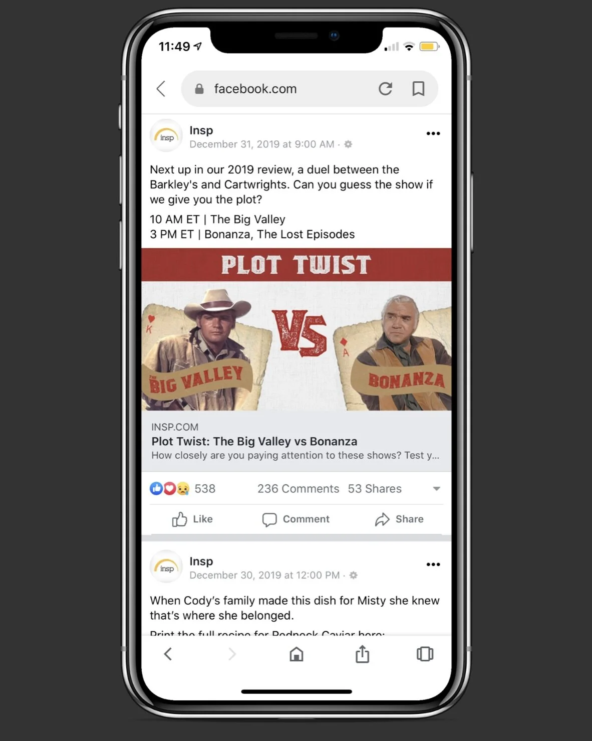 INSP - "Plot Twist" Game AD