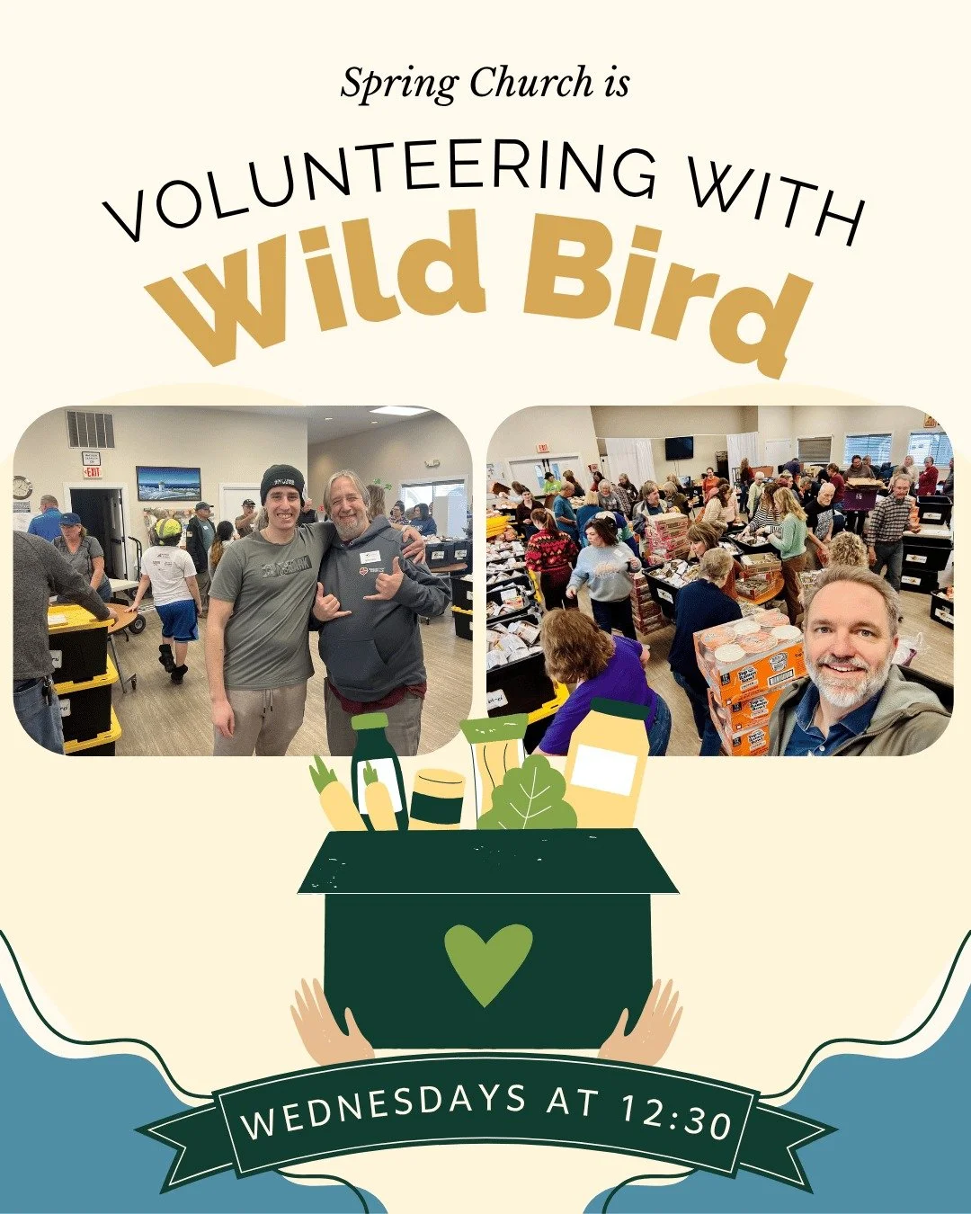 Spring Church has loved teaming up with Wild Bird Charity to pack over 1,000 weekend meals every week for kids in Whatcom County.

Every food bag means a child has breakfast, lunch, and dinner when school is out.

Have not jumped in yet? Come next we