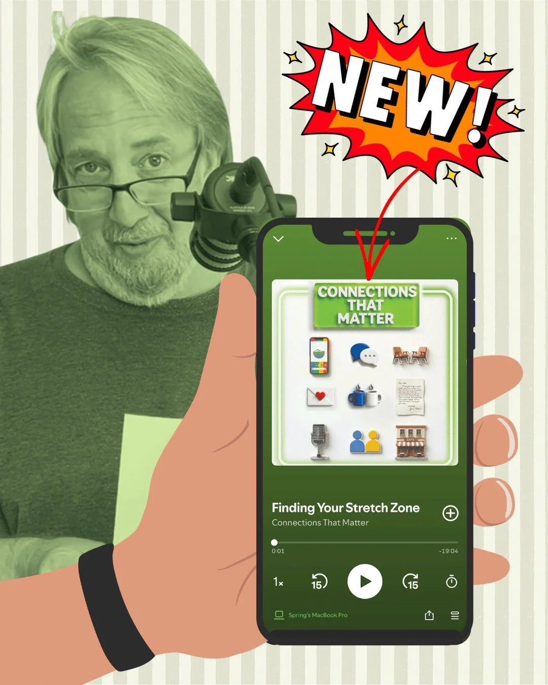 Connections That Matter Podcast explores one big theme at the heart of being human. Season One takes an honest look at loneliness and how we can move through it toward real belonging.

Mike is the world&rsquo;s next expert in making connections that 