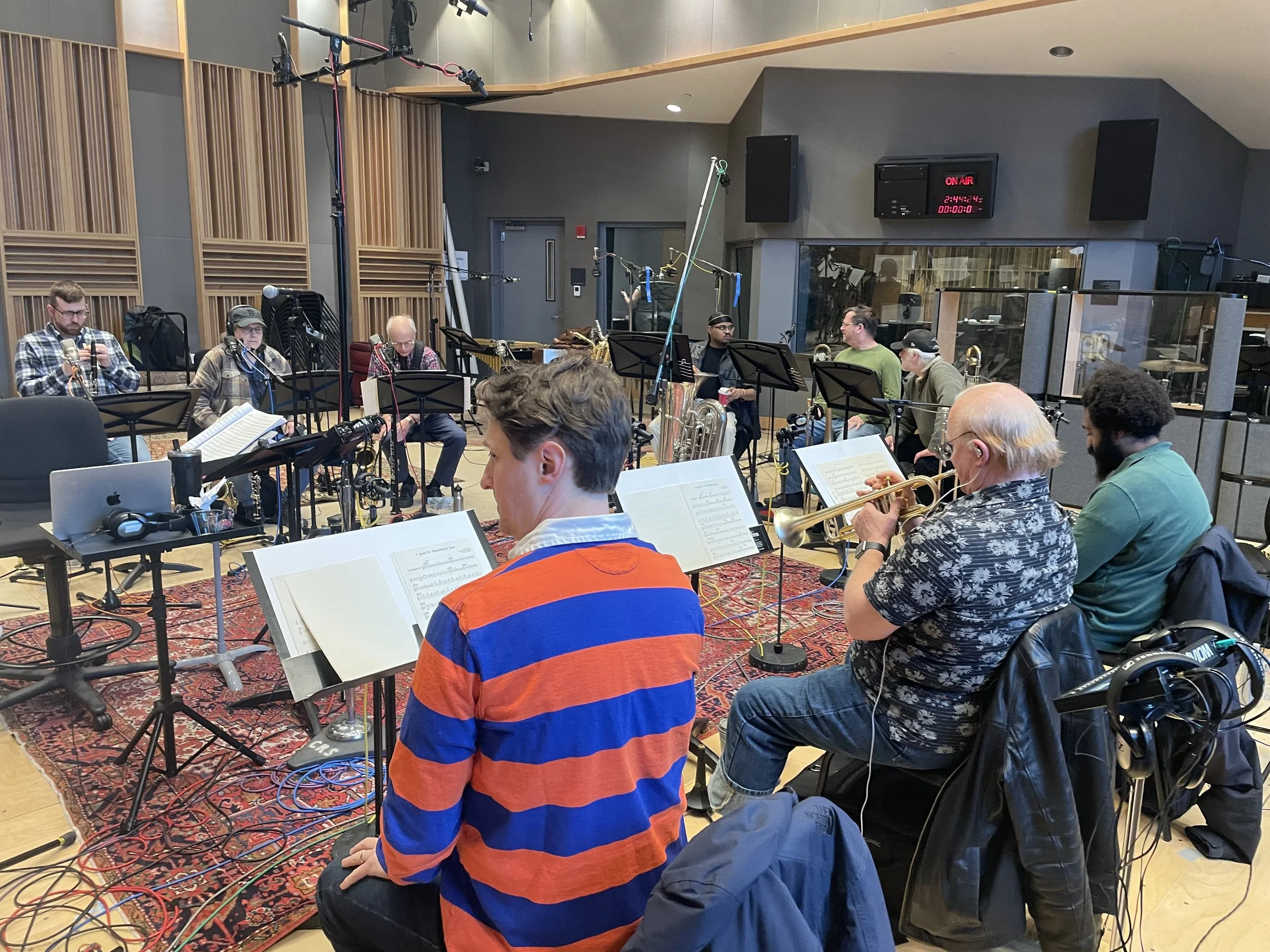 Conducting at  GBH studio