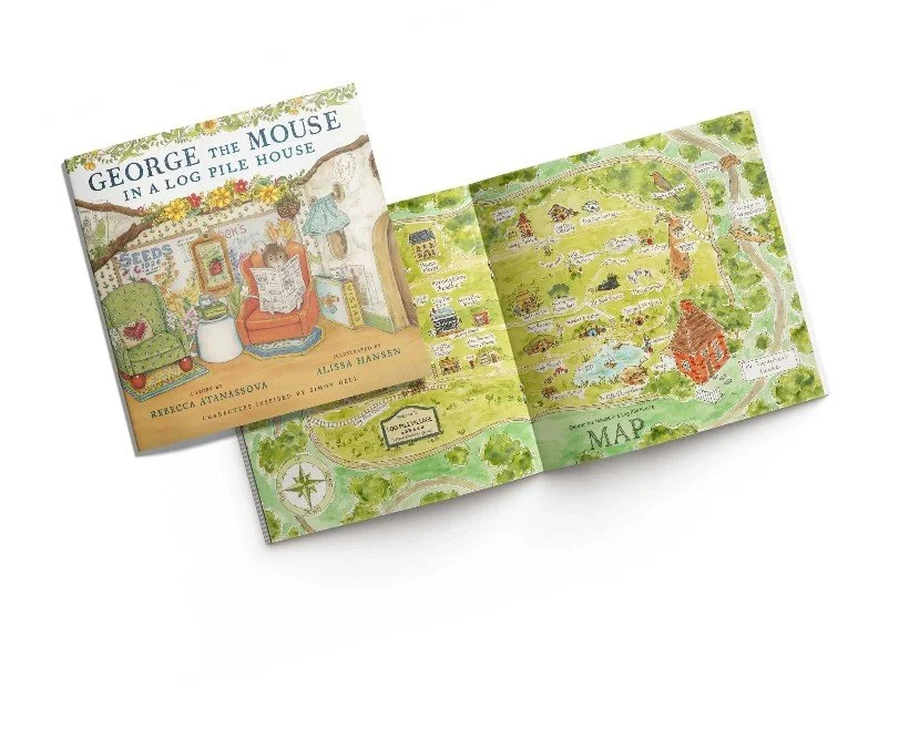 George the Mouse in a Logpile House Book Launch