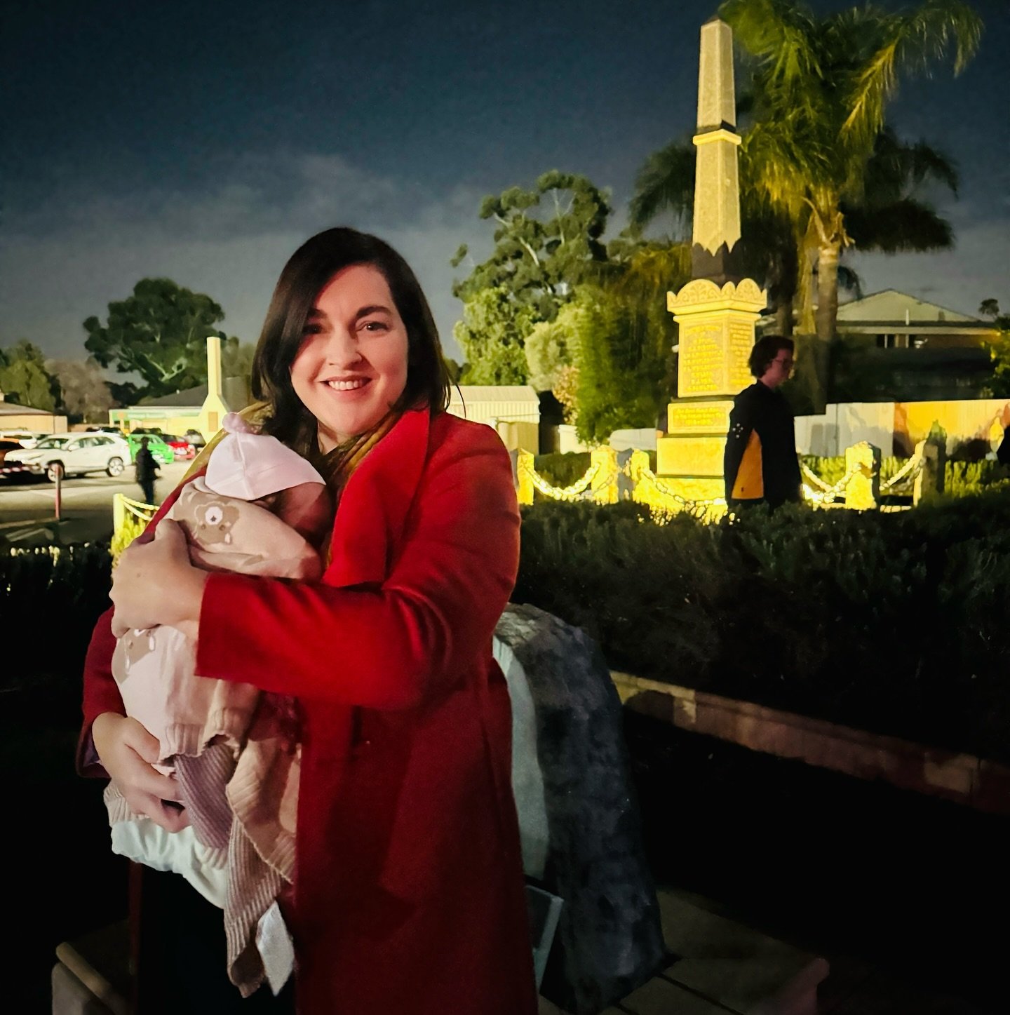 With the littlest youth at the Anzac Eve Youth Vigil 👶🏻

Quinn and I laid a children&rsquo;s book at the memorial before the Ascot Park @sascouts and other youngsters began their night watch.

A wonderful tradition in our community to educate, resp