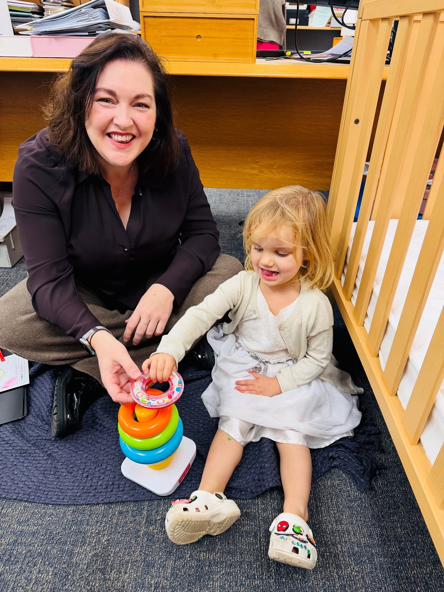 Had a special visitor at Coffee Catch Ups with constituents in my Plympton office 🧸 

Three year old Maddie came along with her grandpa to discuss our plans for housing, employment and education - all things vital to little Maddie&rsquo;s future. 

