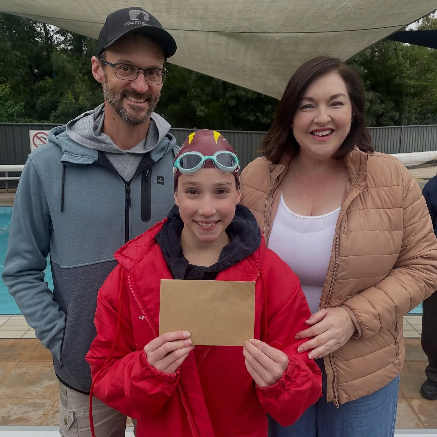 Congratulations to ten year old @marionswimmingclub star Addison 🌟 who just won my prize at the @unleyswimmingclub inter-club meet today 🏆 

Each year I sponsor a race, and this year it was the 9/10 year old girl&rsquo;s breast stroke 👏🏽 

I used
