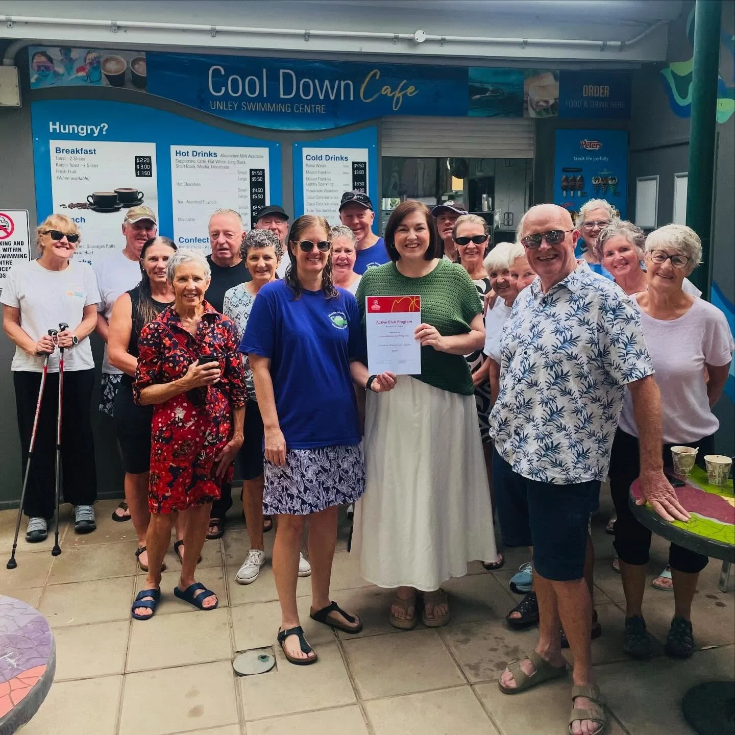 Congrats to the Atlantis Masters Swim Club on your $3000 for new swim gear! 🏊 

Fantastic way to start the day at @unleyswimmingcentre 🏖️