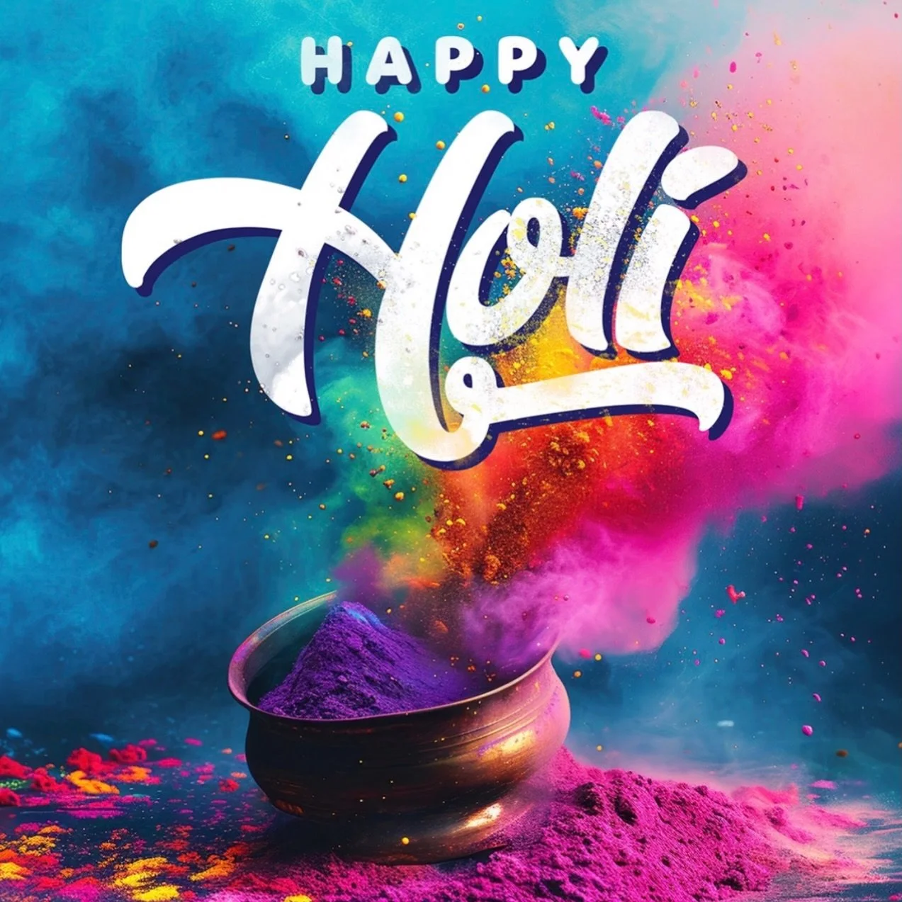 Happy Holi to my Hindu and Indian friends across Badcoe! 🌺 🪷🌼🌷

For those unfamiliar with the celebration, Holi, or the Festival of Colours, is one of the most significant celebrations on the Hindu calendar. 

It marks the arrival of spring 🌸 an