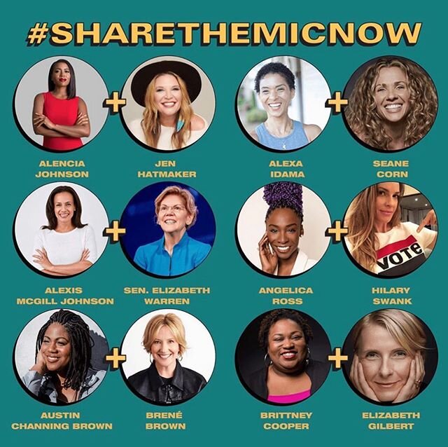 Women leading the way by sharing their stories and their platforms. Scroll through to see who is sharing their platform today and to find new women to follow and listen to. We&rsquo;ll be promoting their messages throughout the day in our stories. #s