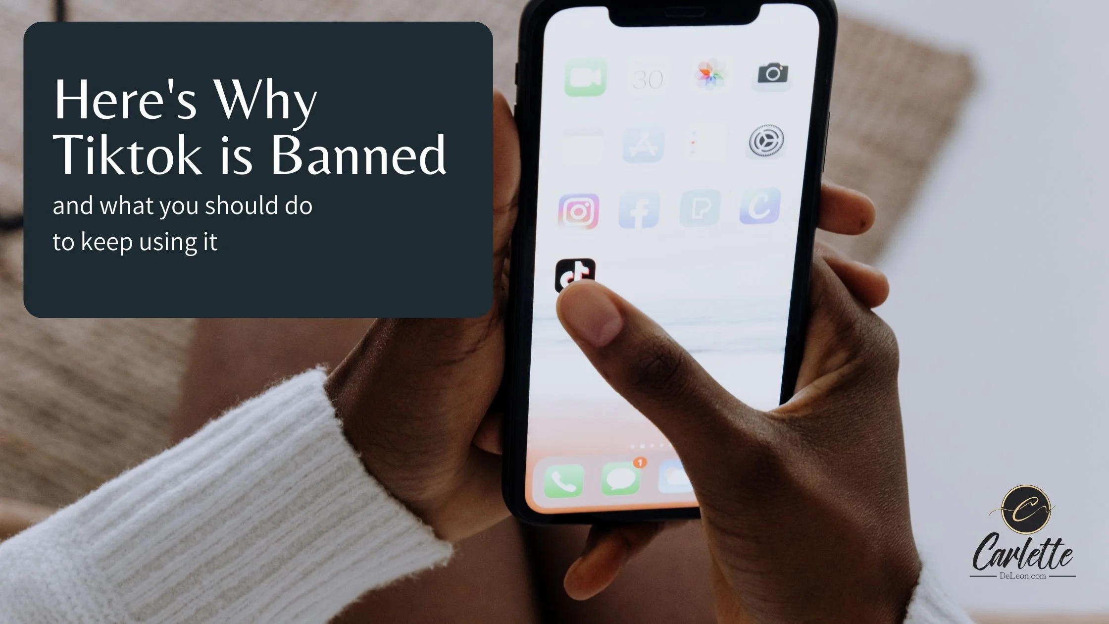 Here's why TikTok is banned and what you should do to keep using it
