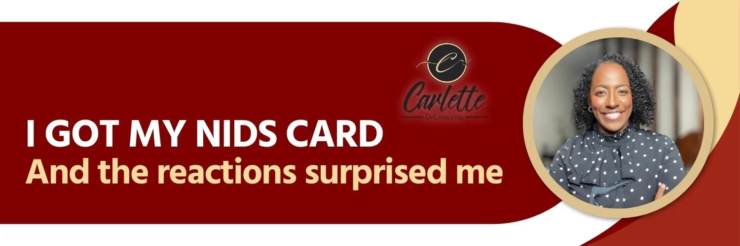 I Got My NIDS Card — And the Reactions Surprised Me