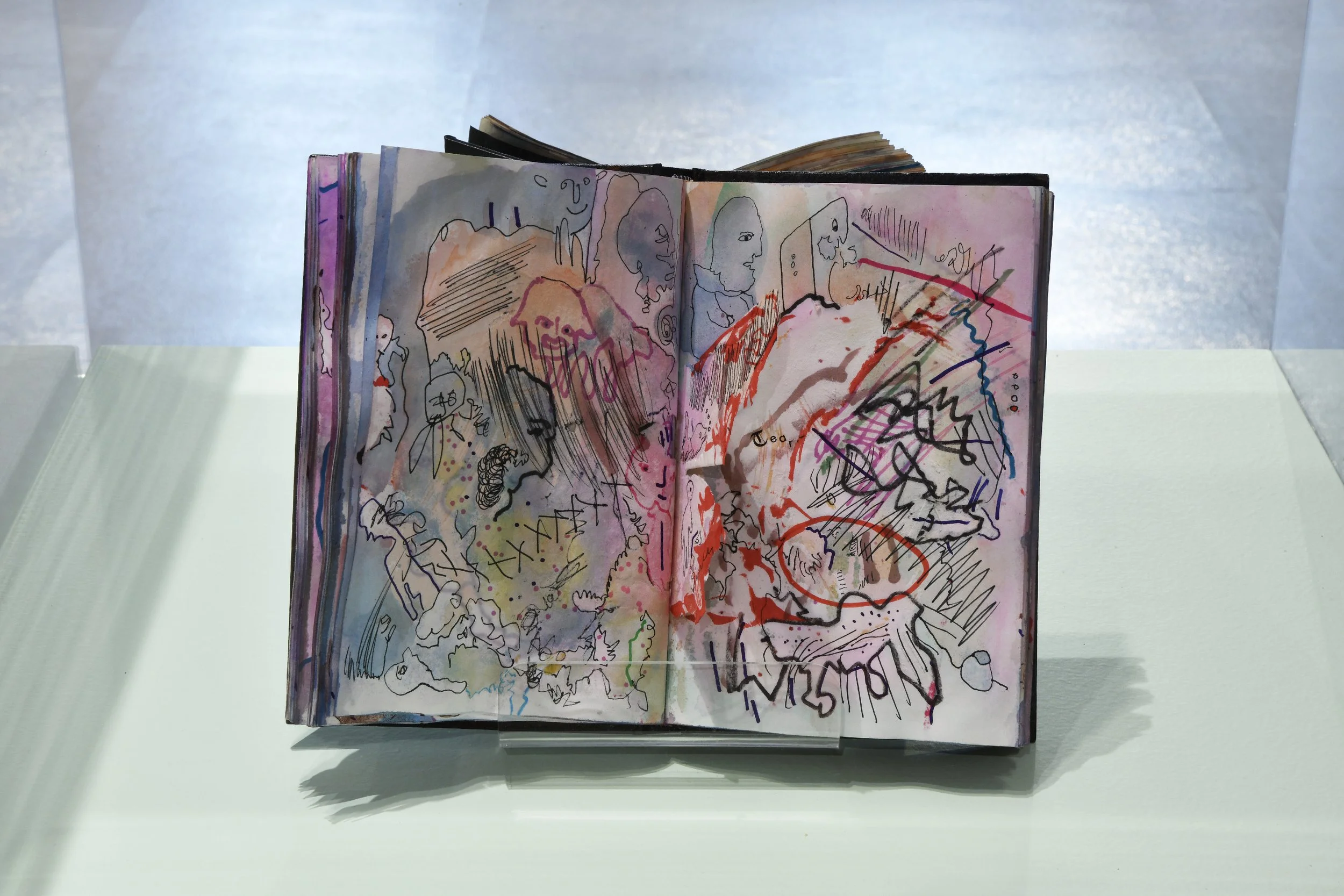  Grace Holyer,  Fragmentation , 1996, sketchbook. Collection of RPL Permanent Collection. 