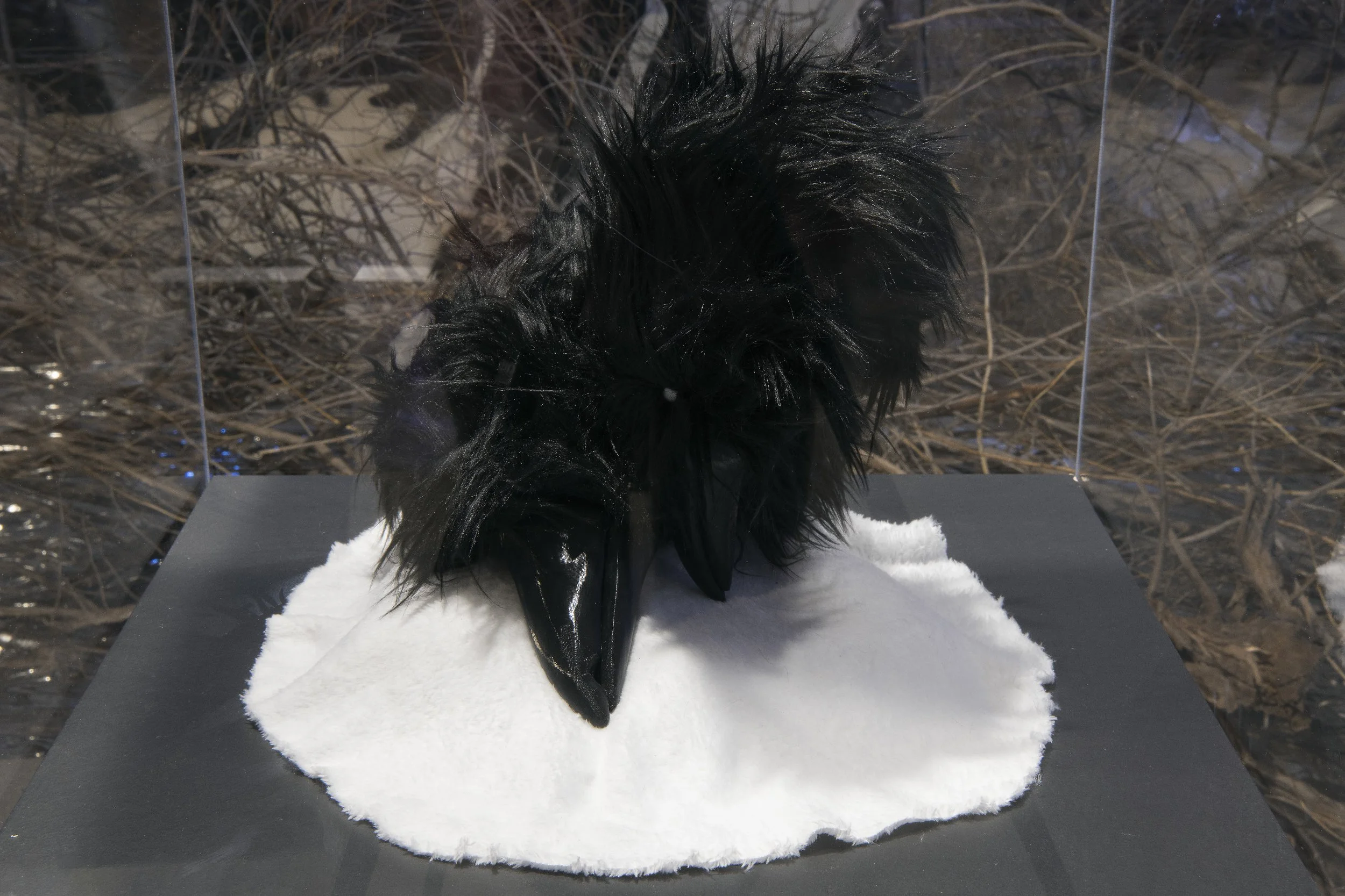   Miss you bro,  2026, mixed media sculpture. 