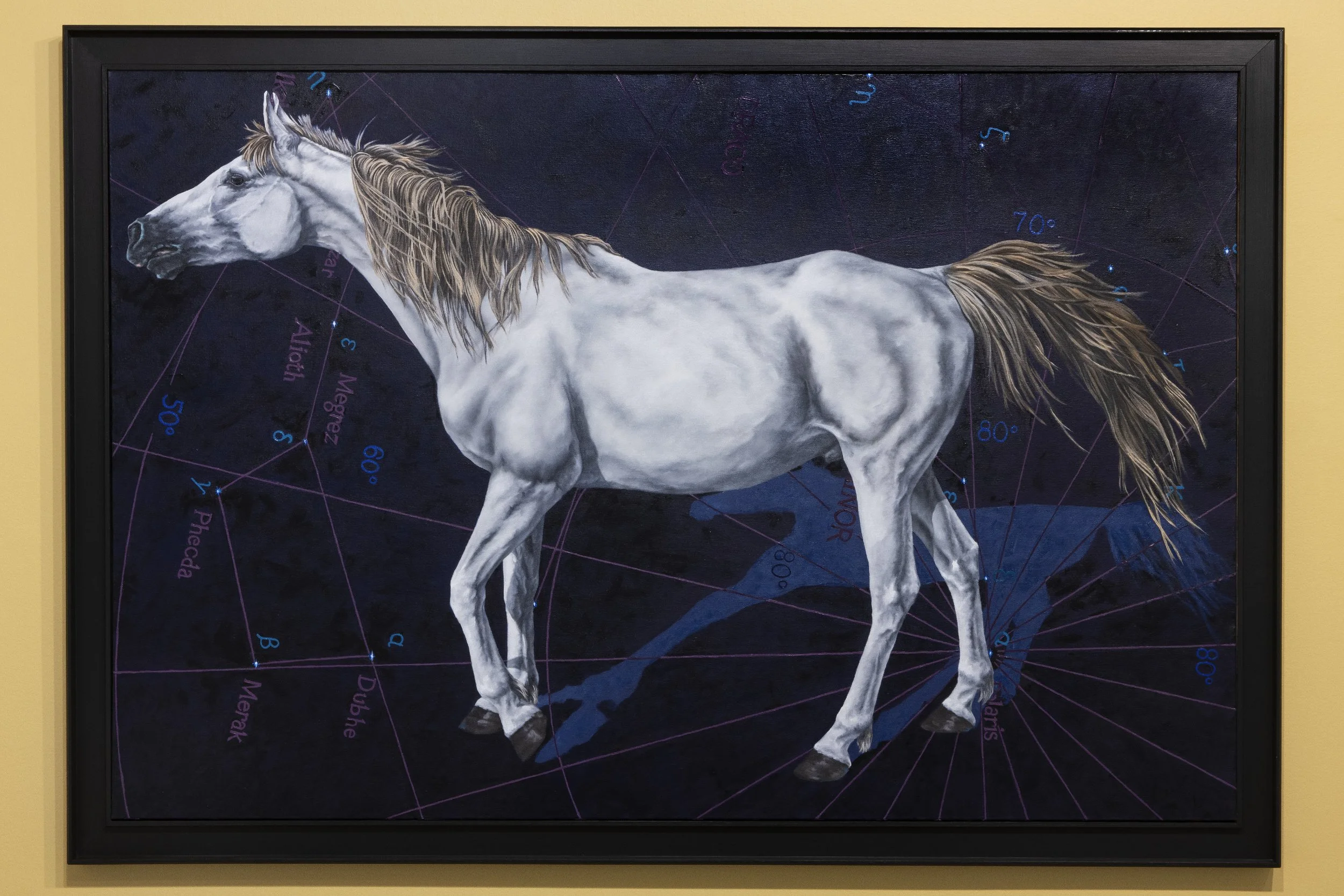   Continental Drift: Herd-Bound And A Long Way From Home , 2010, oil on canvas. 