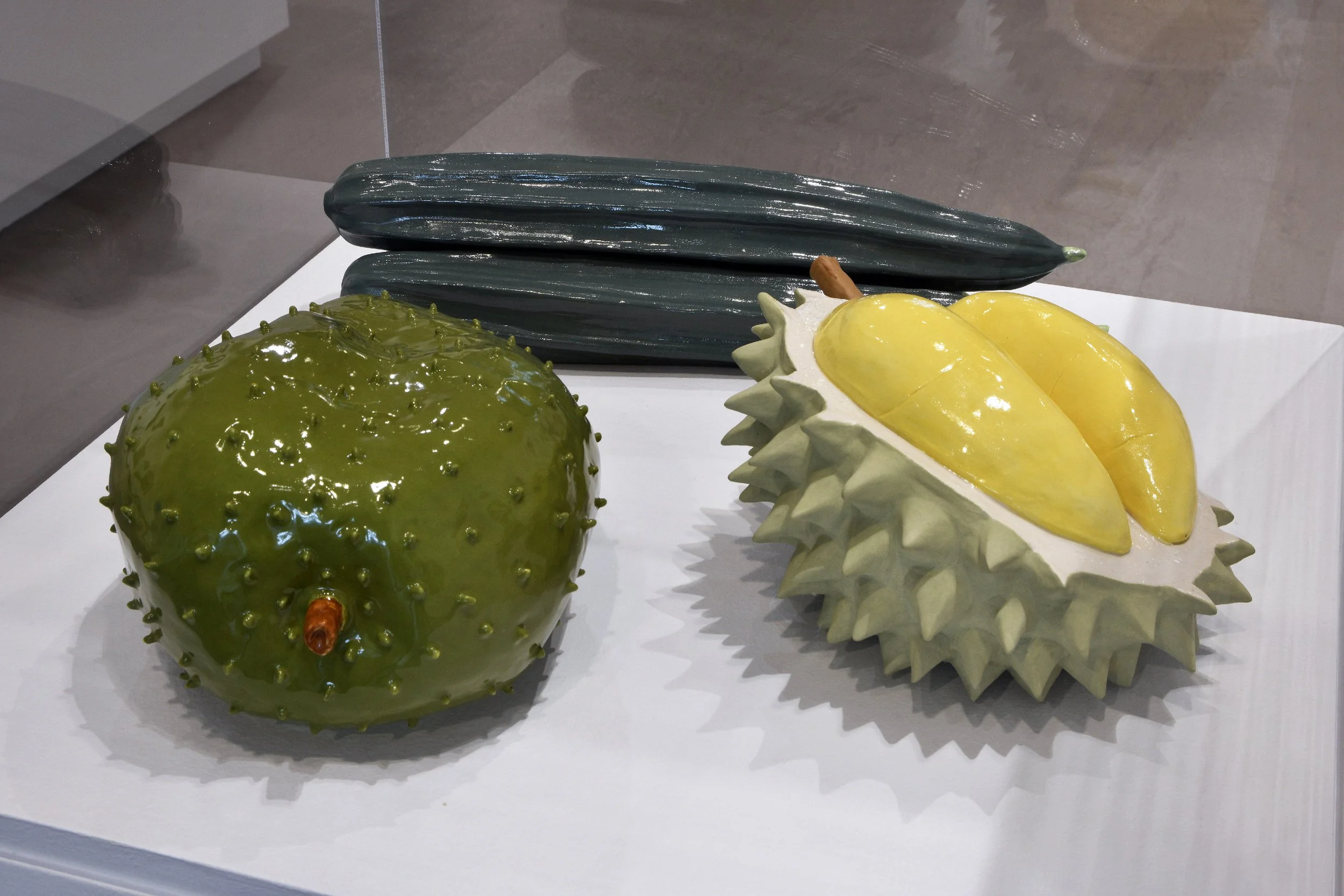  Angeline Teoh Simon,  8 AM , 2023 - 2026, ceramic. 
