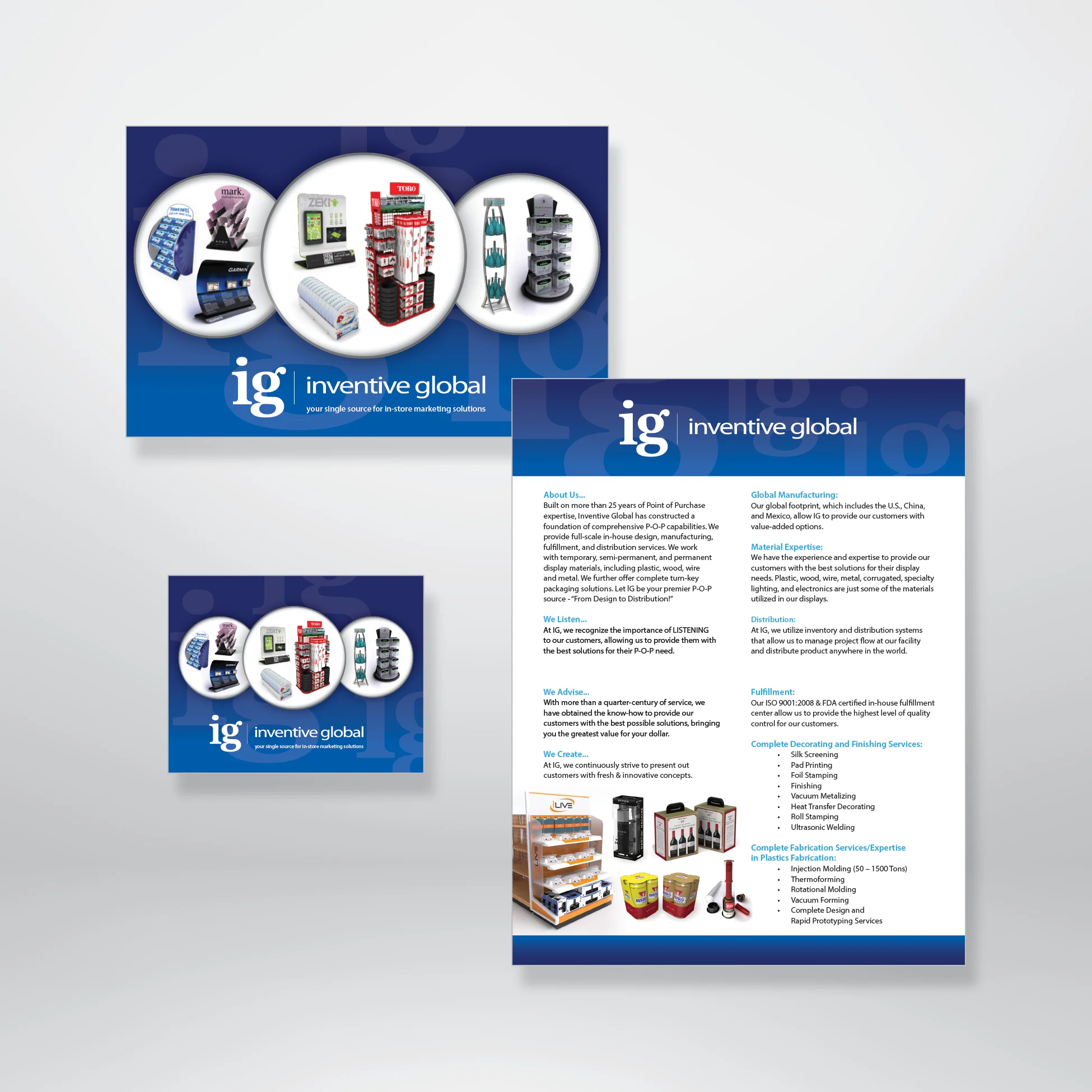 Inventive Global Brochure and Notecard