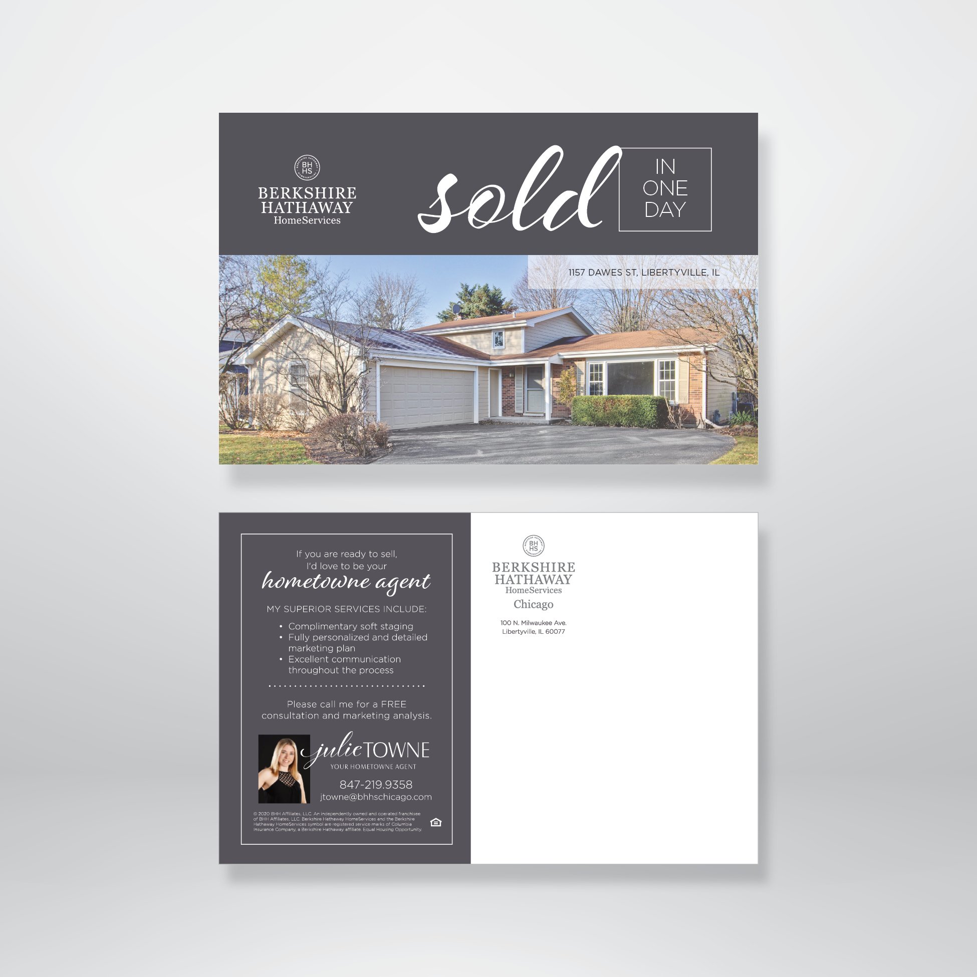 Sold Property Postcard