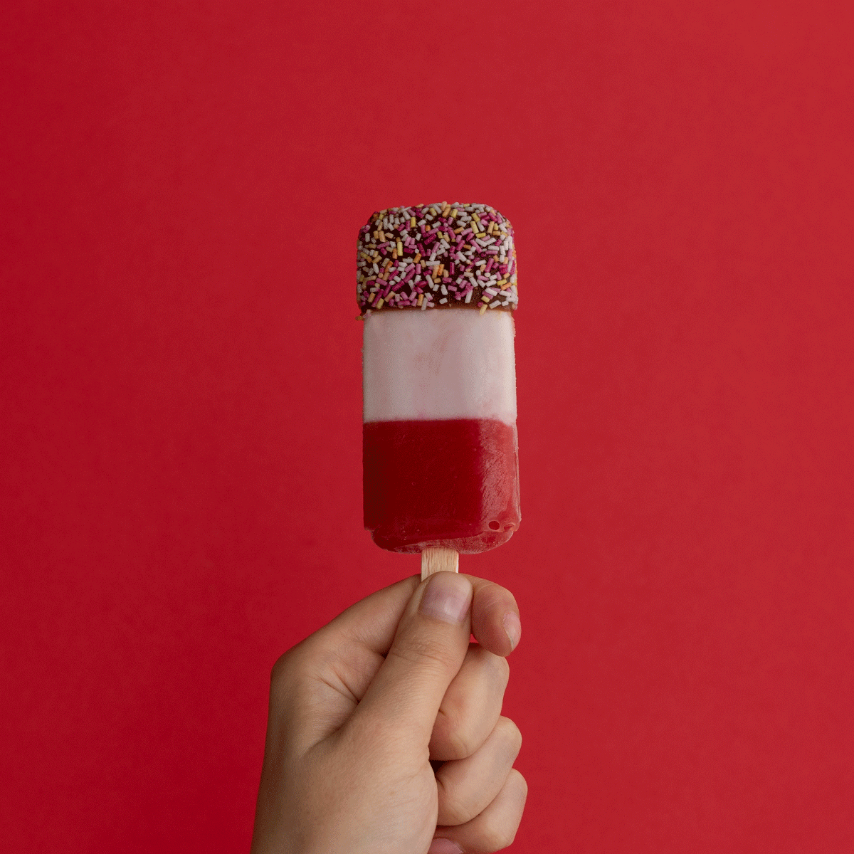 Vanishing lolly GIF