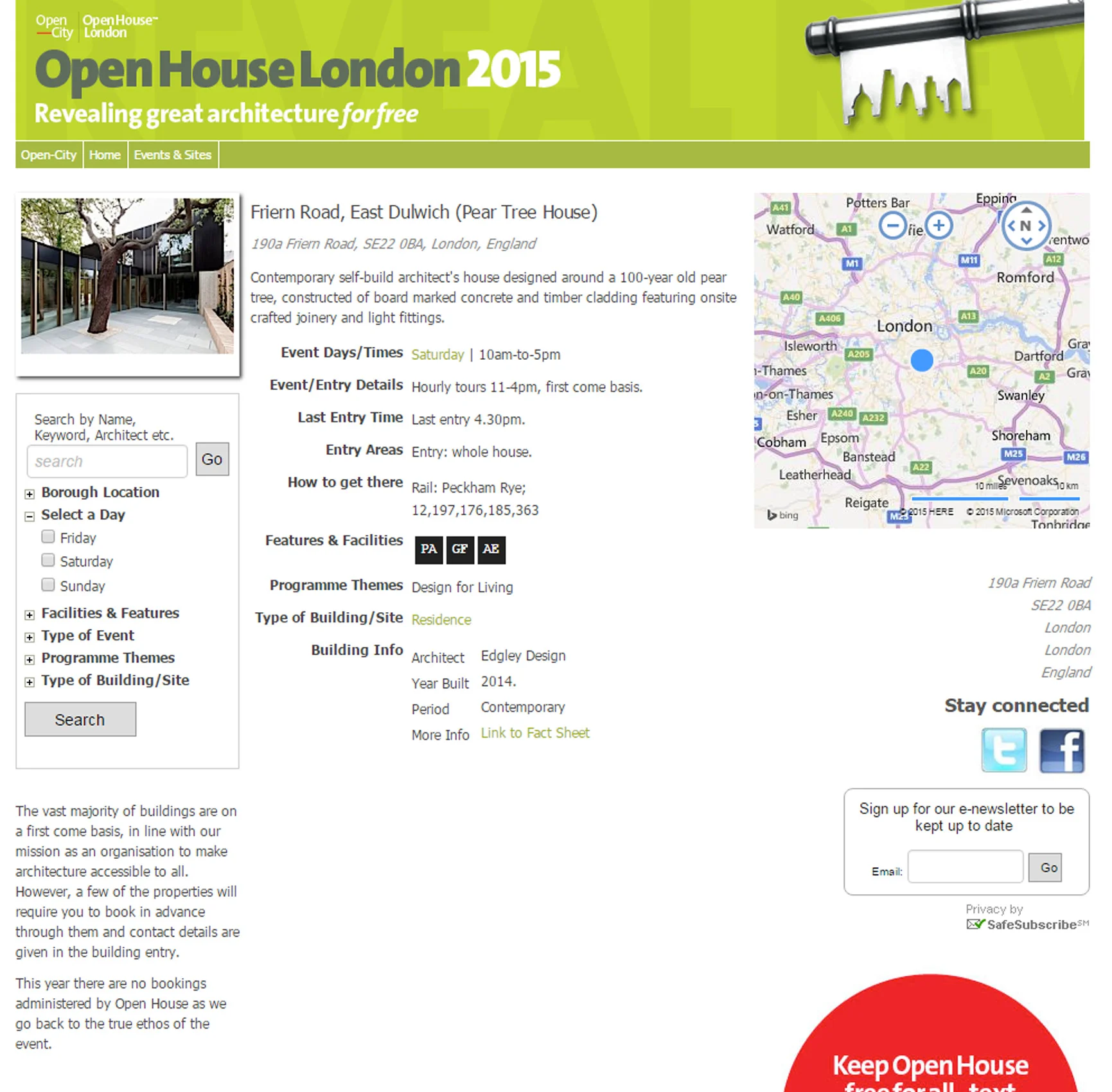 Open House At Pear Tree House