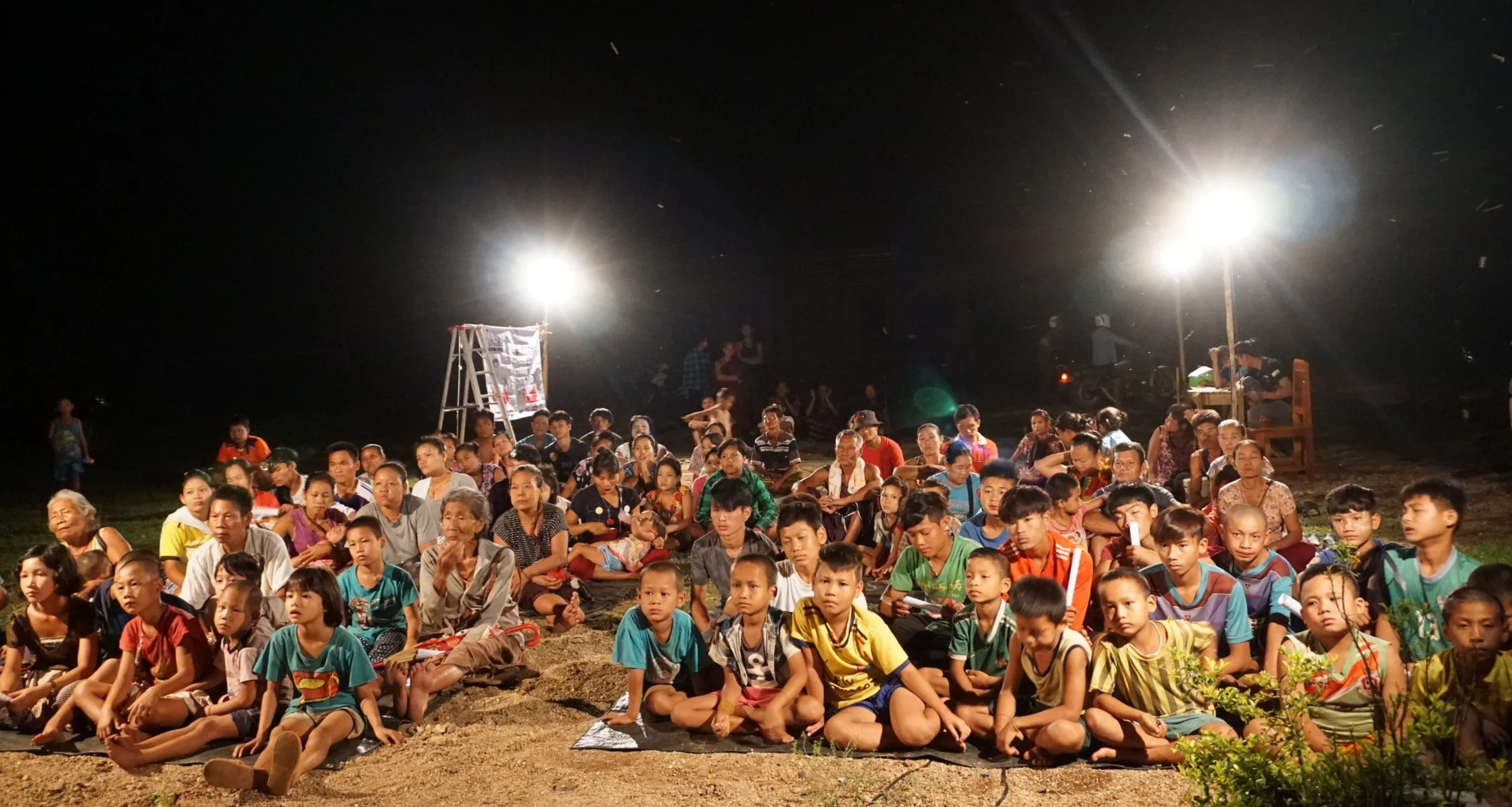 Htee Law Shu village, Karen State - Night Screening