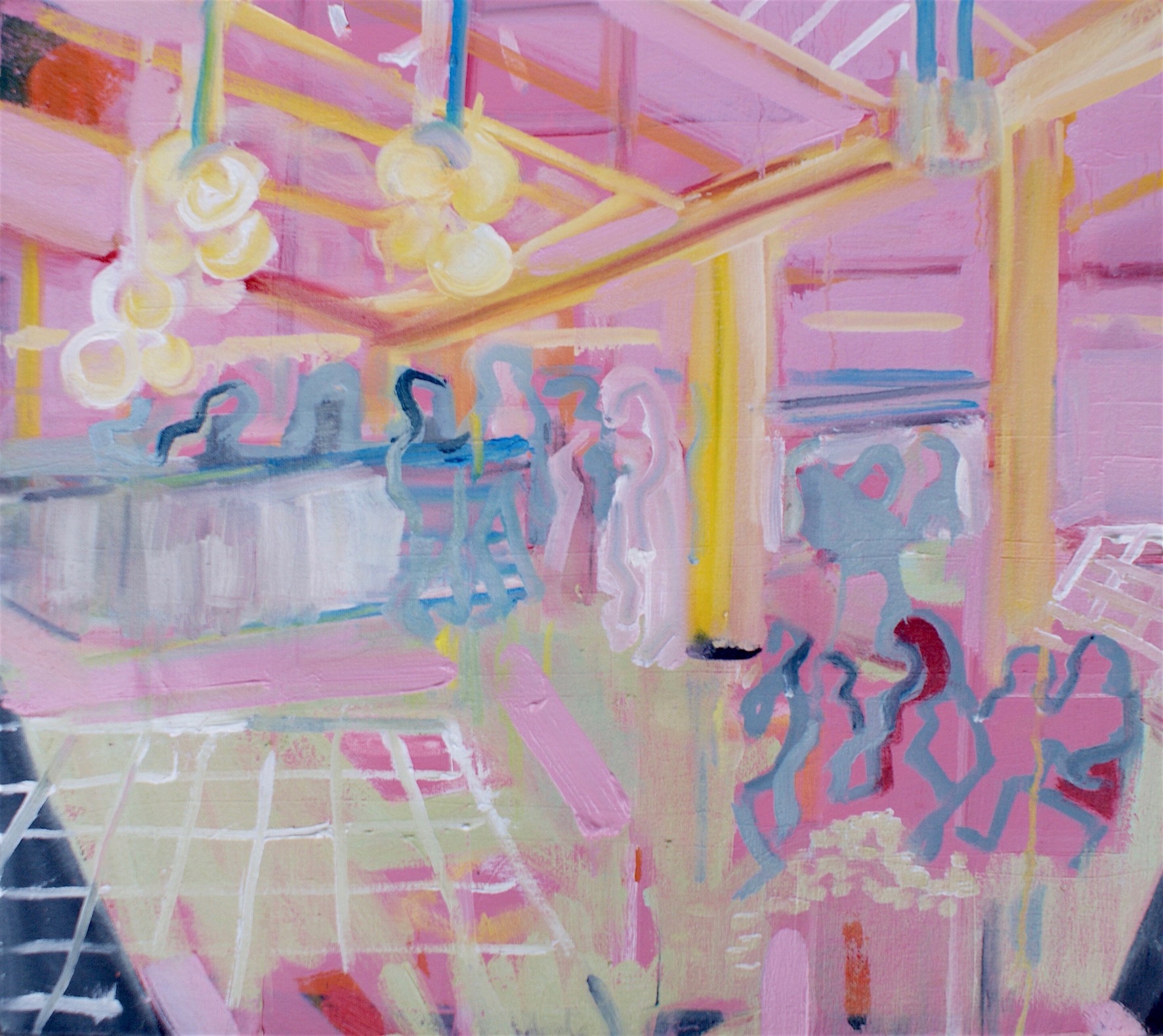 The Need to Coexist, oil on canvas , 40x 46 cm ,(2018)