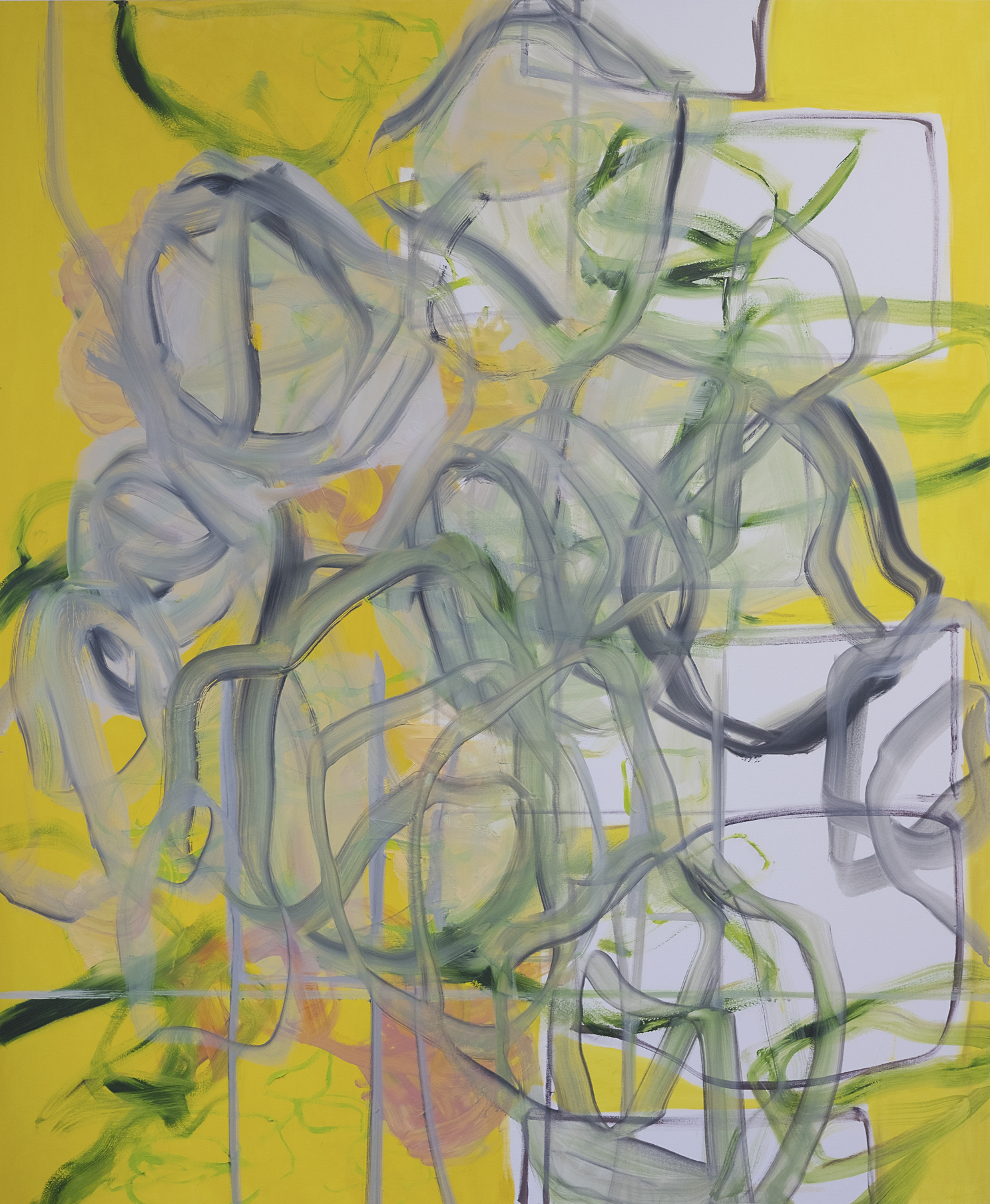 Before an After, 2018. Oil on canvas, 120 x 100 cm.