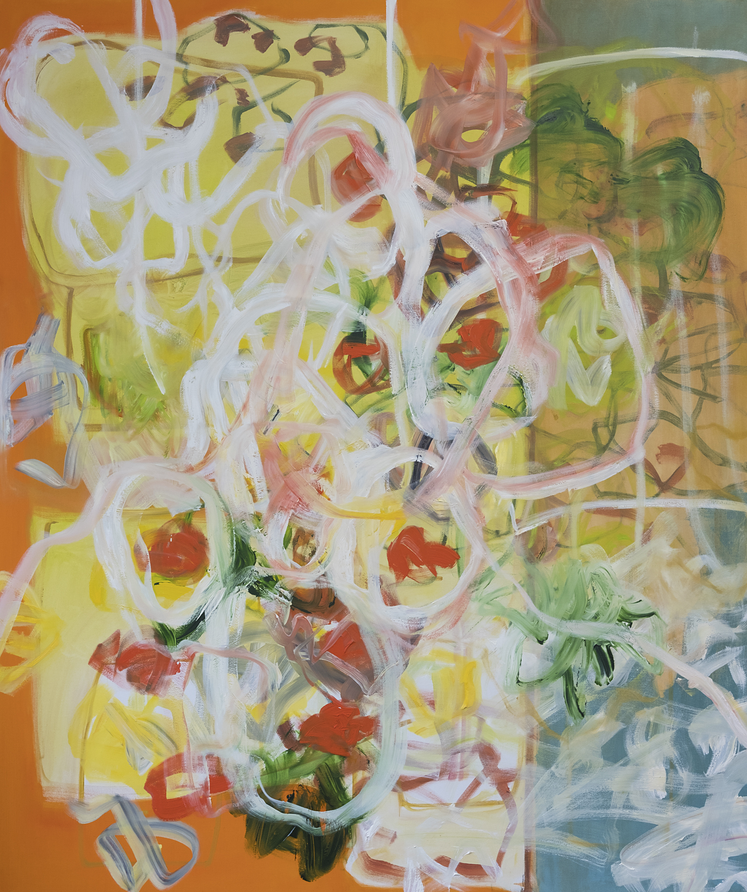 After M, 2018. Oil on canvas, 120 x 100 cm.