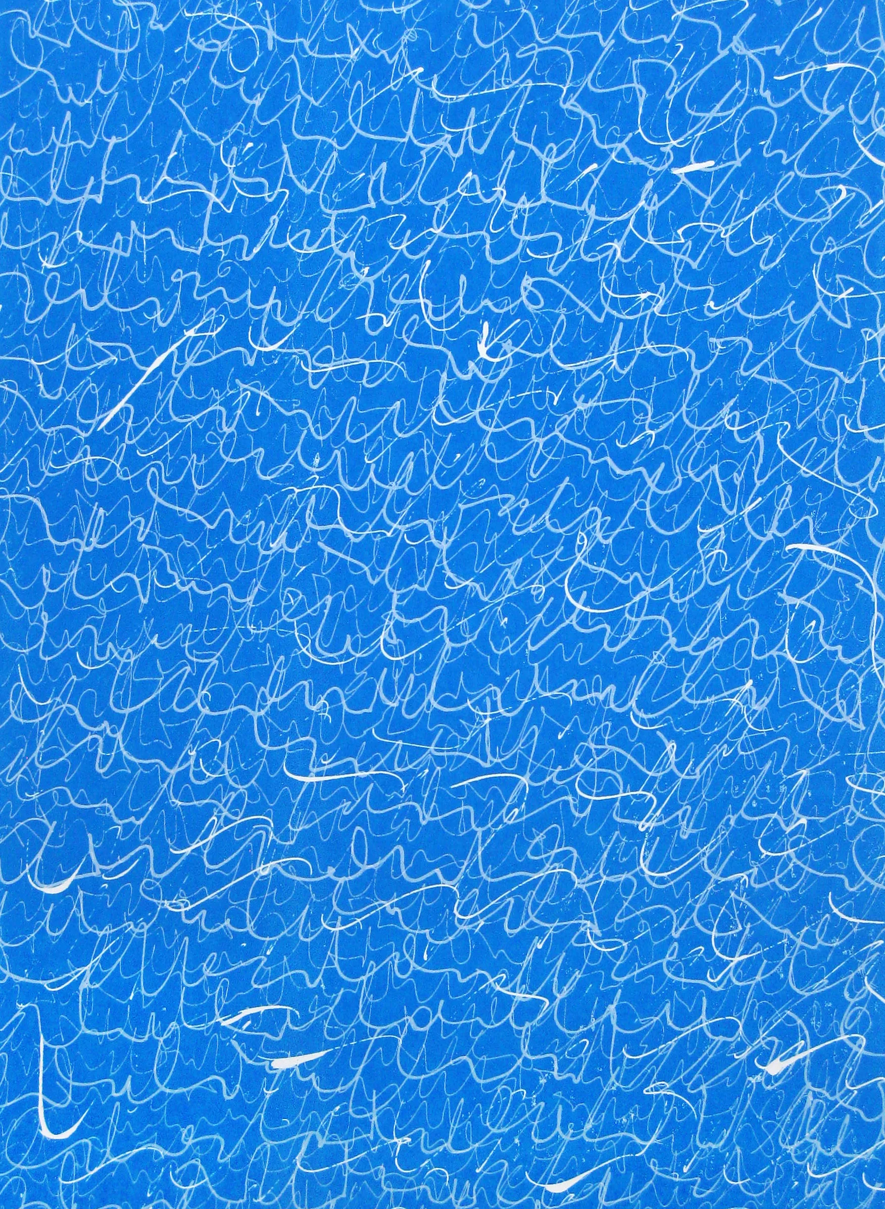 Untitled, 2017 acrylic on paper one-off screenprint 42,0 x 29,7 cm (16-17)
