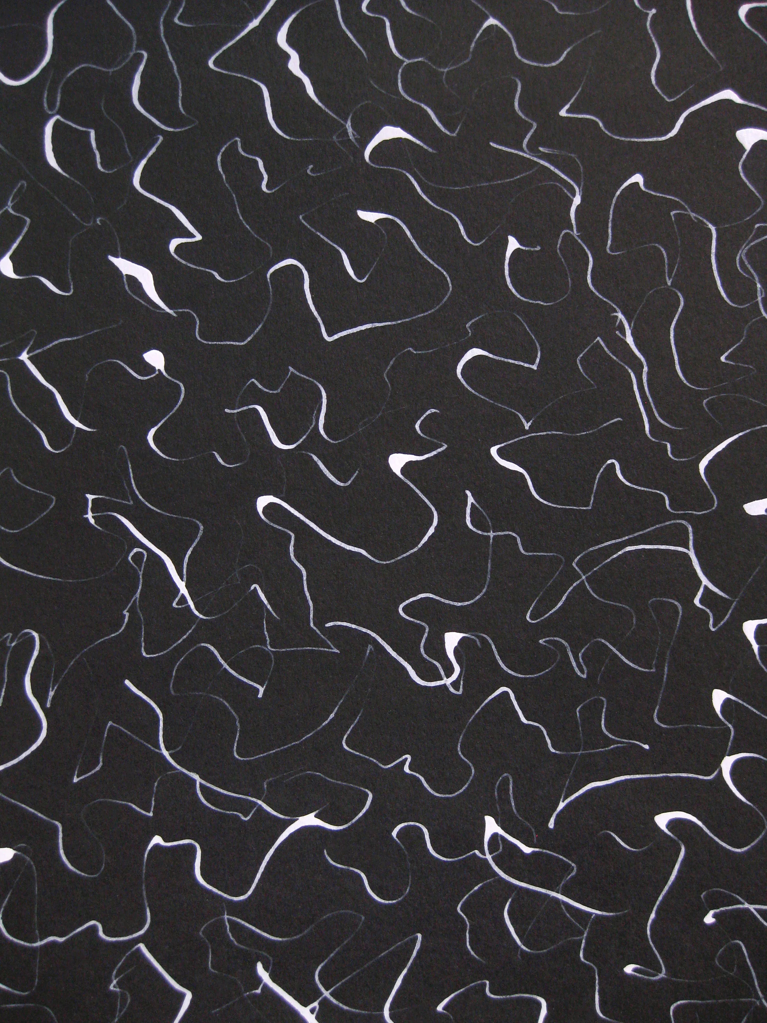 Untitled, 2016 calligraphy ink on paper 29,7 x 21,0 cm (3-16)