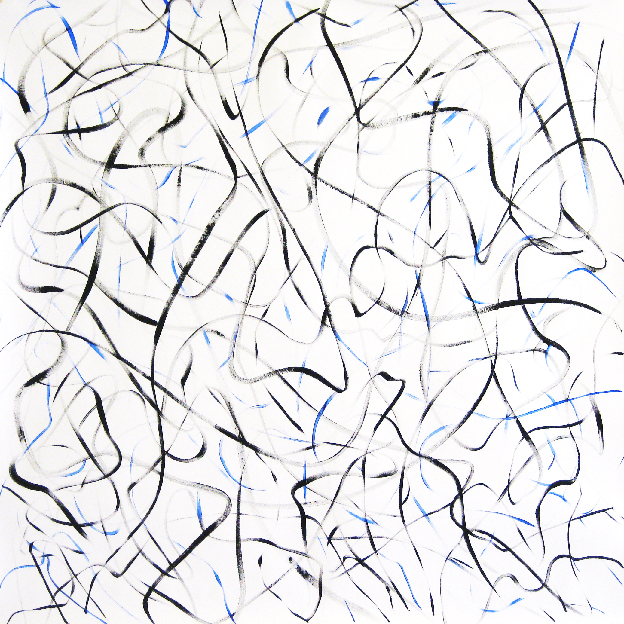  Untitled, 2015 acrylic on paper 100 x 100 cm (14-15) 