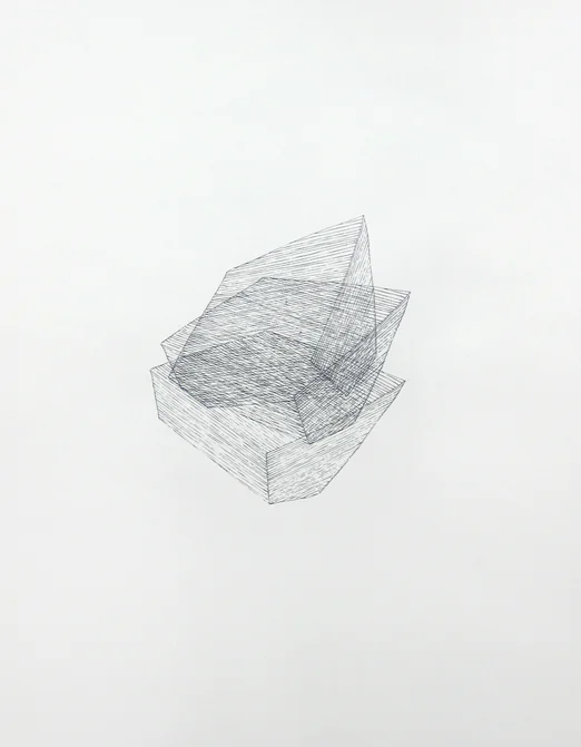 Untitled, 2014 acrylic on paper one-off screenprint 84 x 59 cm (5-14)