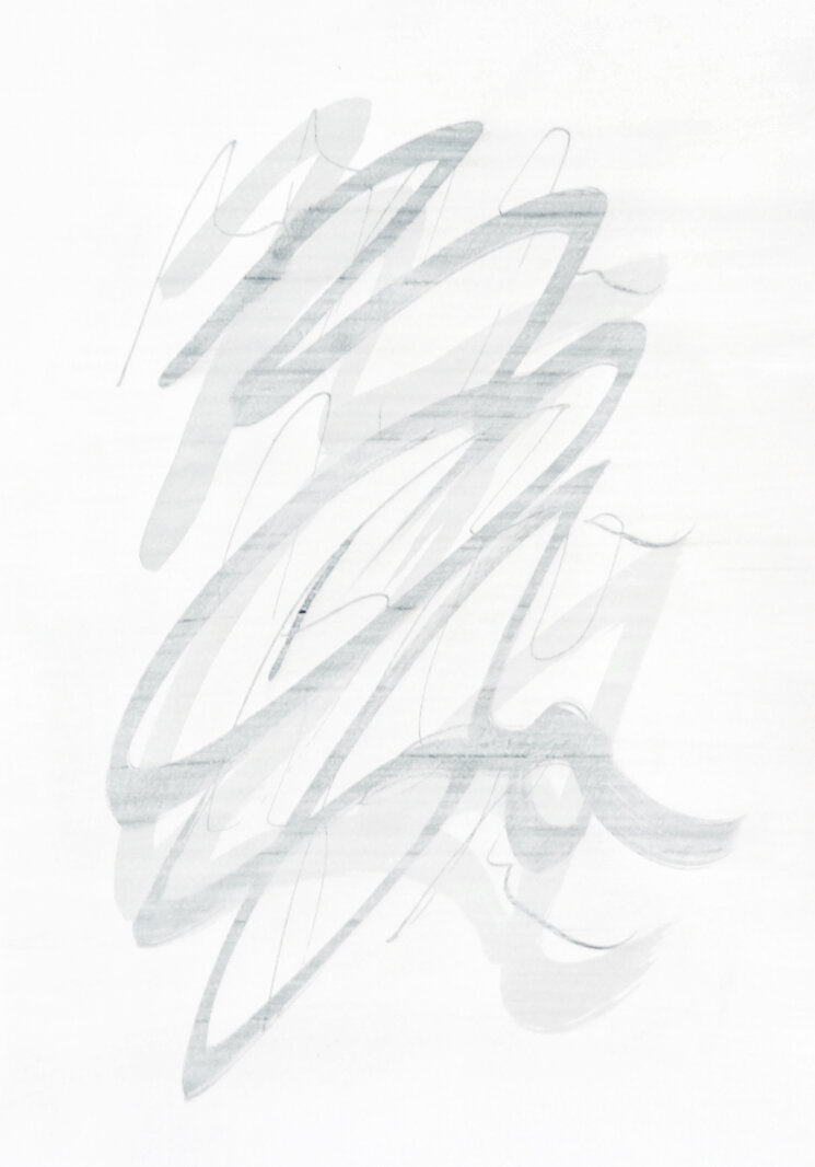  Untitled, 2019 calligraphy ink on paper 21,0 x 14,8 cm (34-19, part 2) 