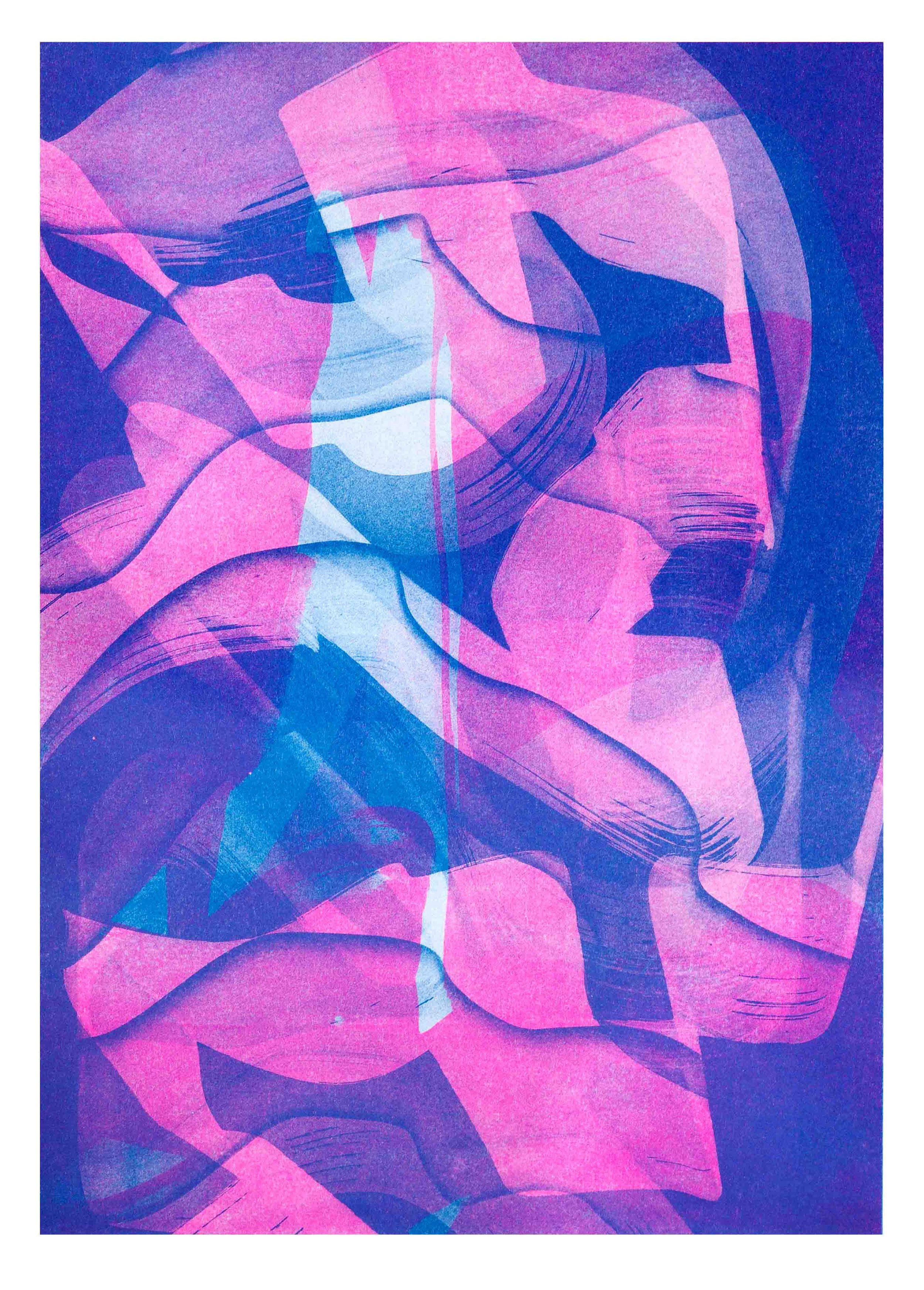  Untitled, 2023 risograph print on paper 42,0 x 29,7 cm (11-23) 