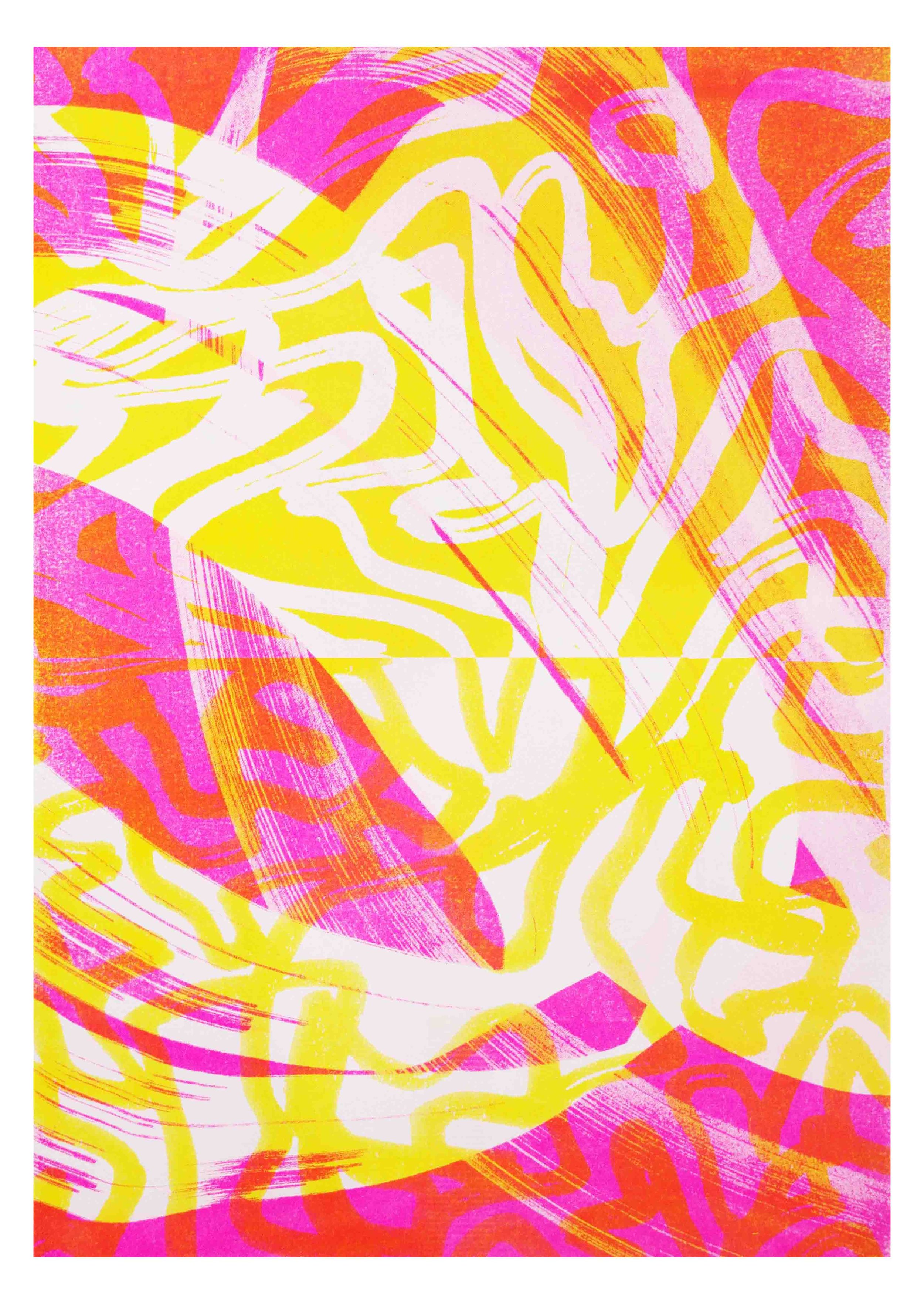  Untitled, 2023 risograph print on paper 42,0 x 29,7 cm (3-23) 