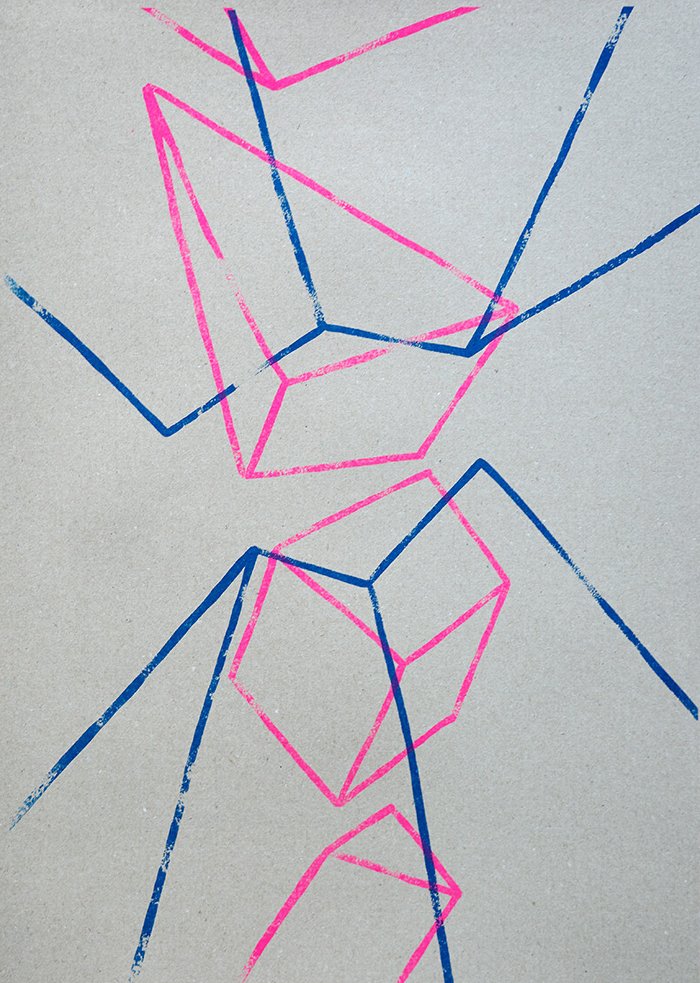  Untitled, 2024  risograph print on paper  42,0 x 29,7 cm  (5-24) 