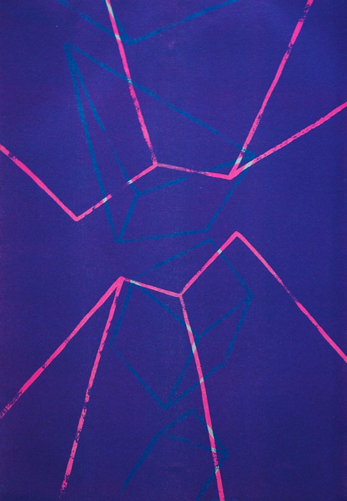  Untitled, 2024  risograph print on paper  42,0 x 29,7 cm  (6-24) 