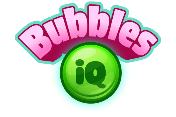 Bubbles iQ logo, part of Siru Tuomisto's creative direction and visual development work.